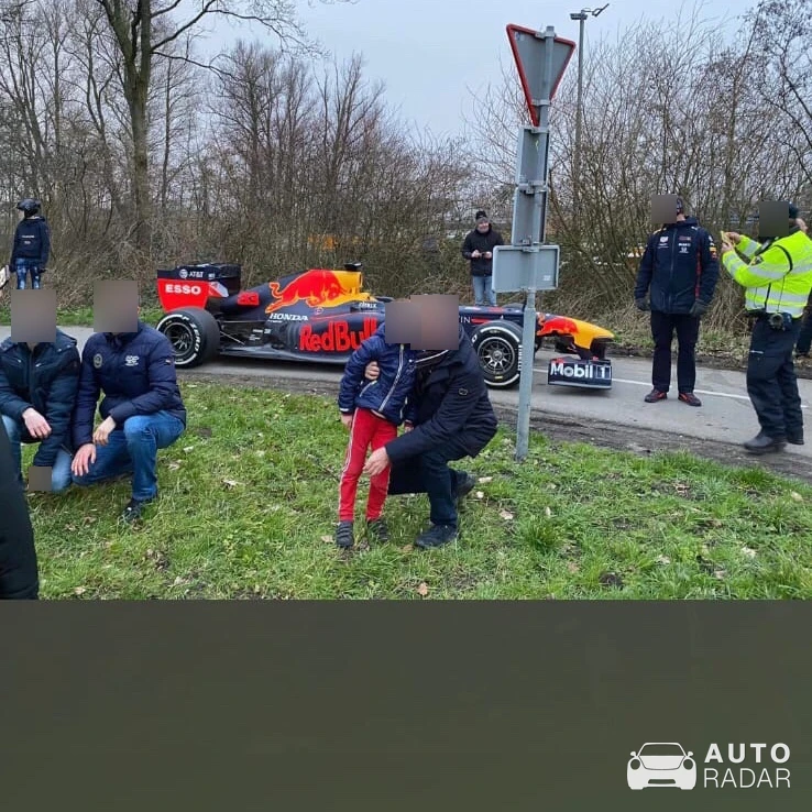 Red Bull Racing RB16 spotted in Rotterdam