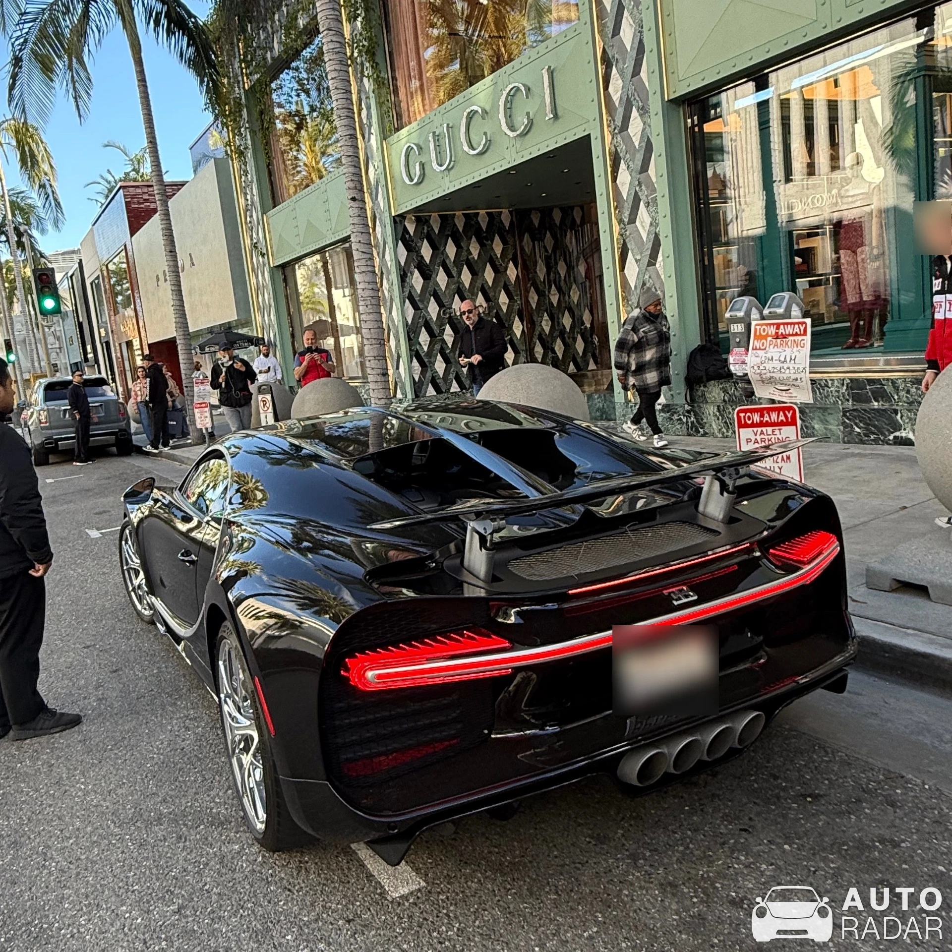 Bugatti Chiron Sport Noire Élégance spotted in Beverly Hills