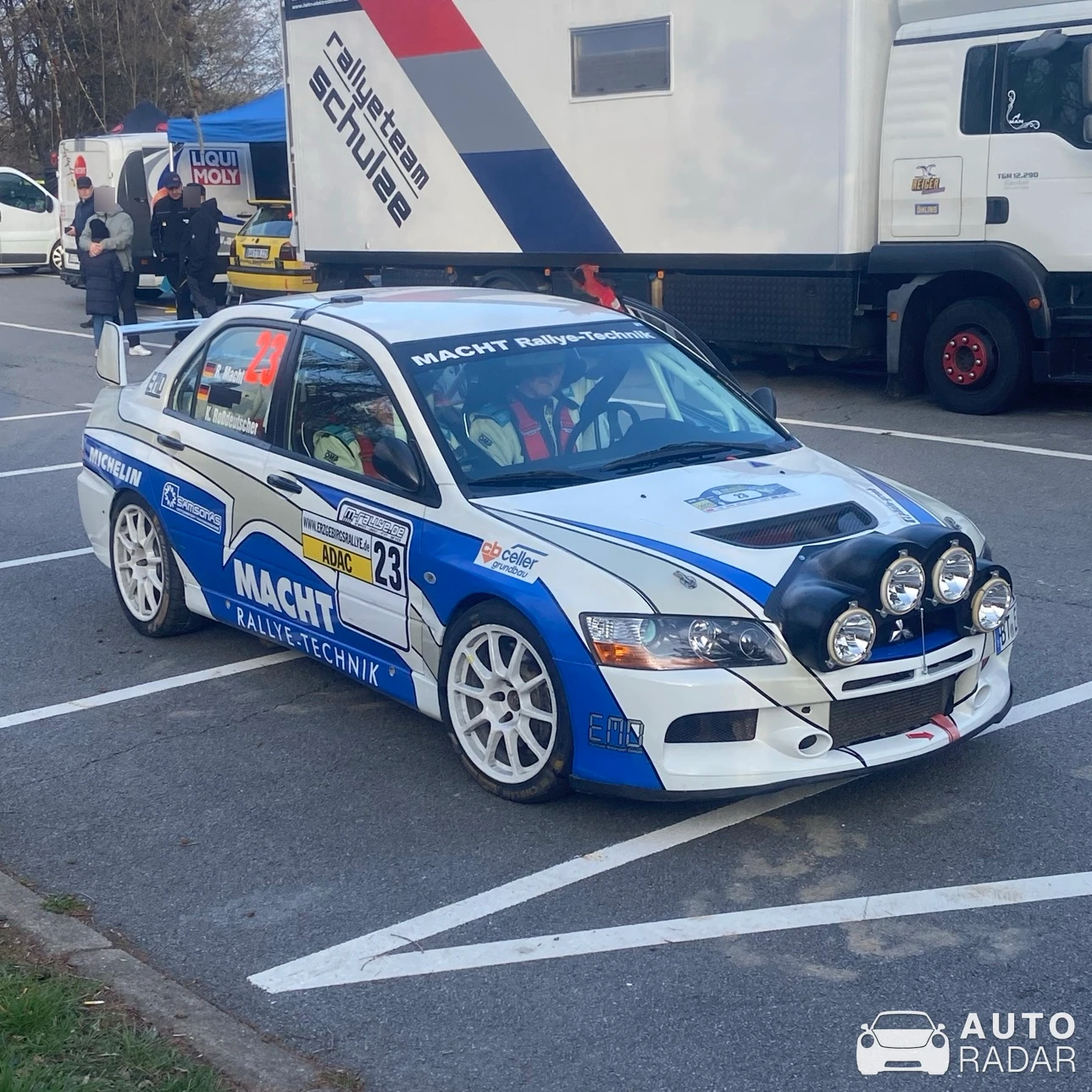 Mitsubishi Lancer Evolution IX Rally spotted in Stollberg/Erzgebirge