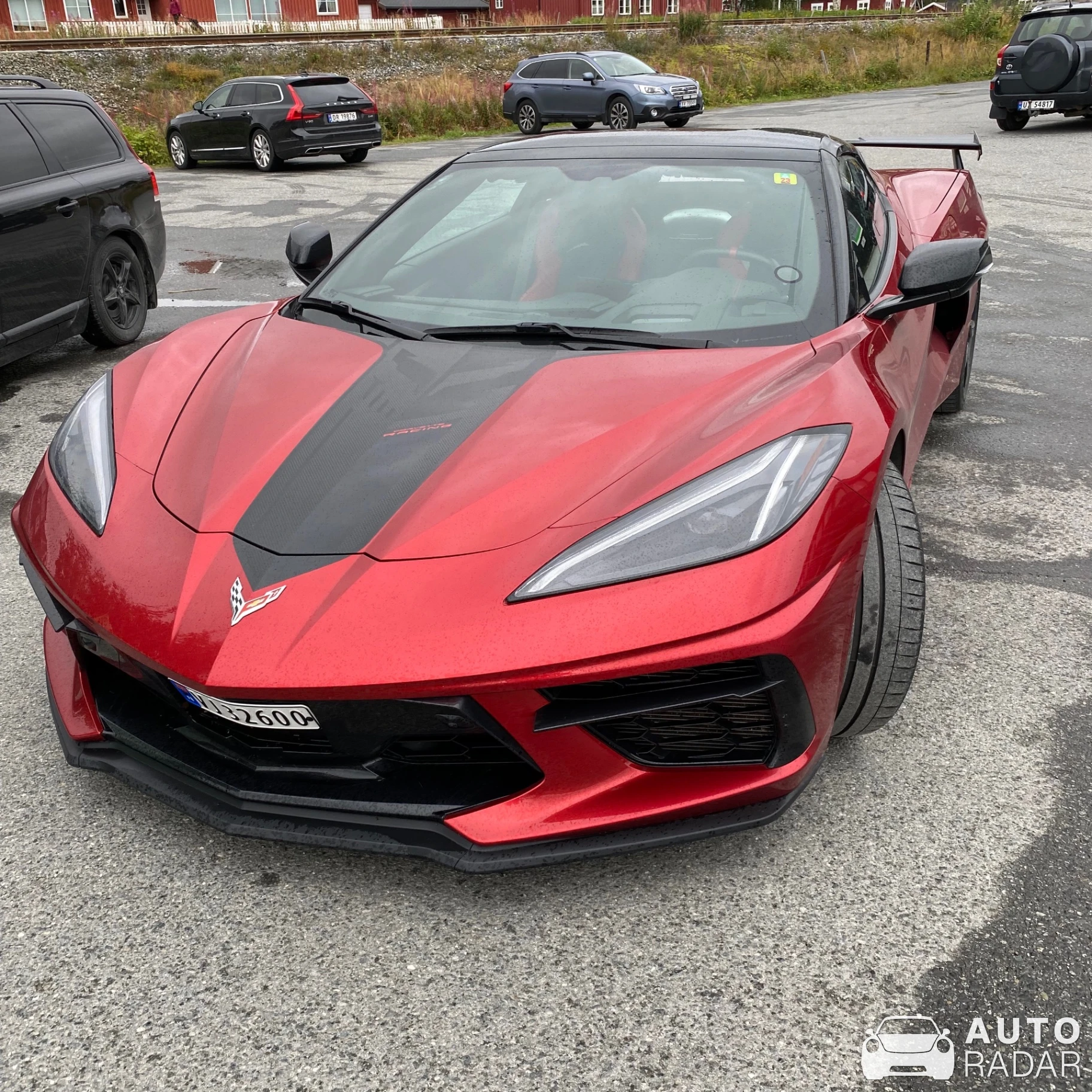 Chevrolet Corvette C8 spotted in Røros, Norway