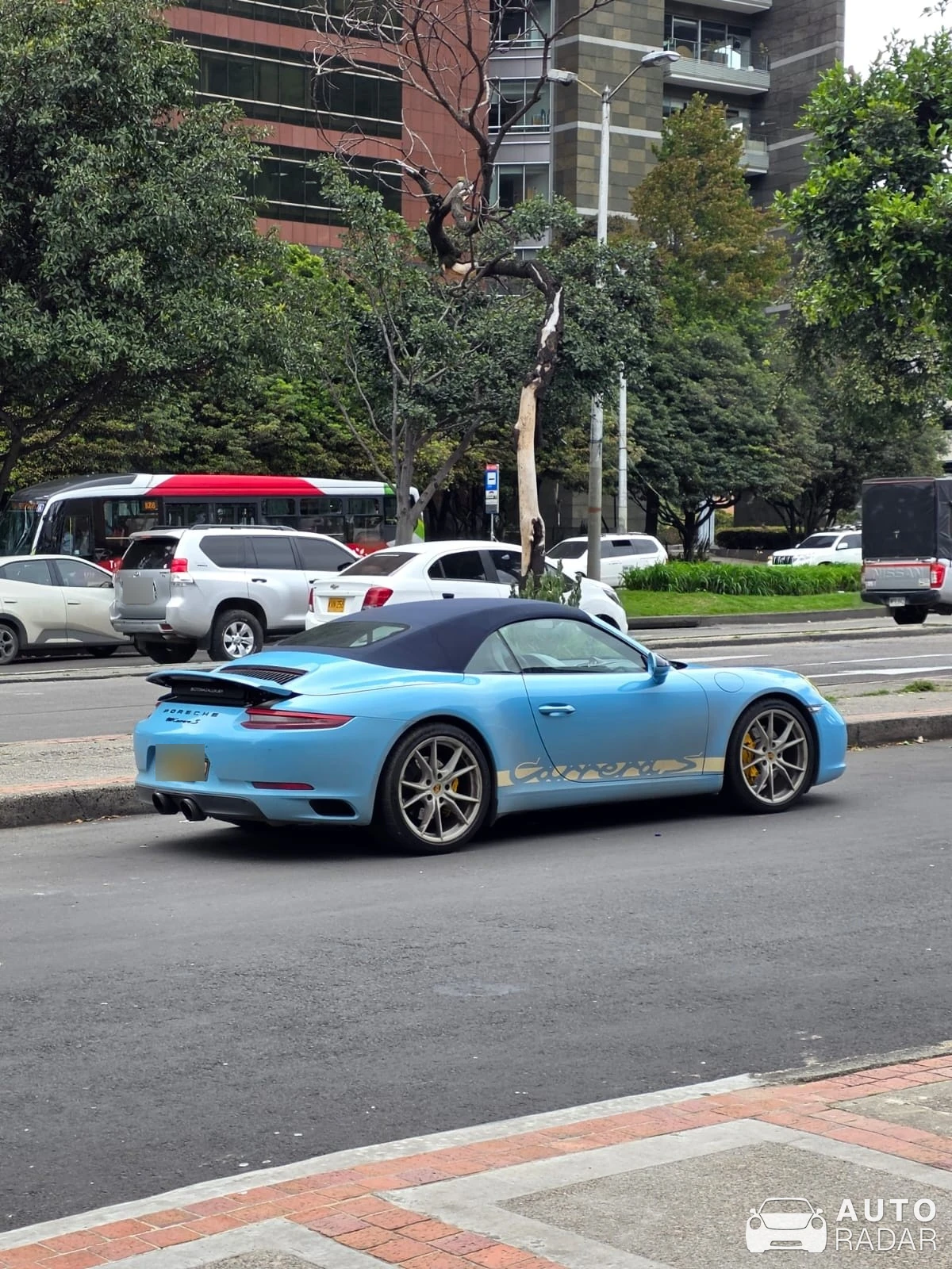 Porsche 991 Carrera S Cabriolet MkII spotted in Bogotá