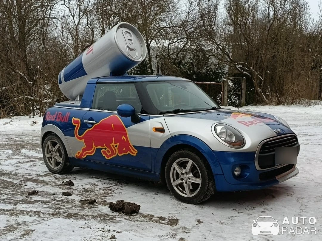 Mini Cooper Red Bull spotted in Riga, Latvia