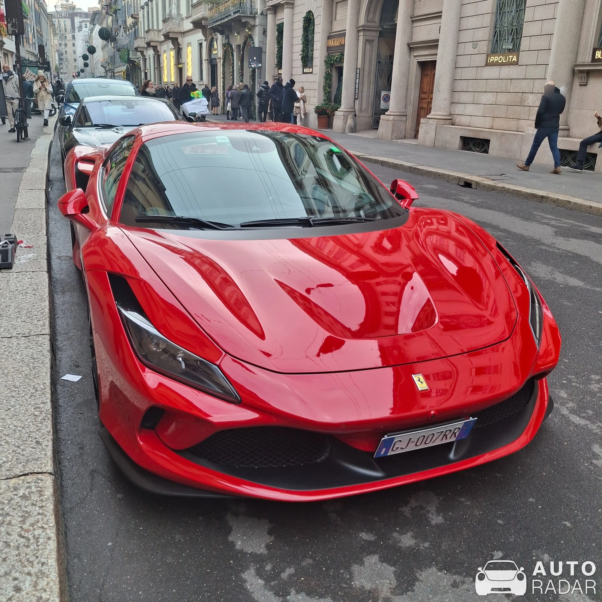 Ferrari F8 Spider spotted in Milano, Italy