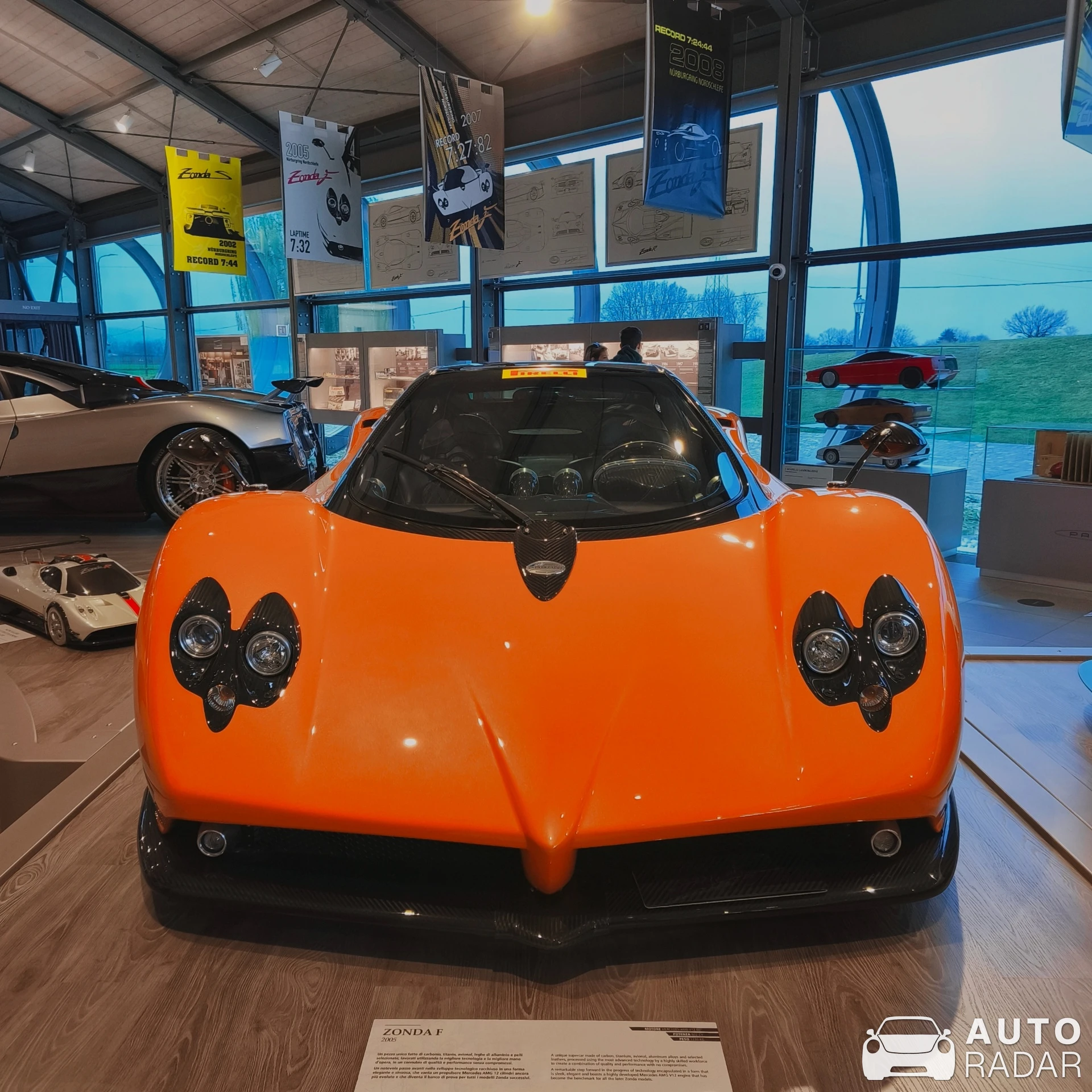 Pagani Zonda F spotted in San Cesario sul Panaro