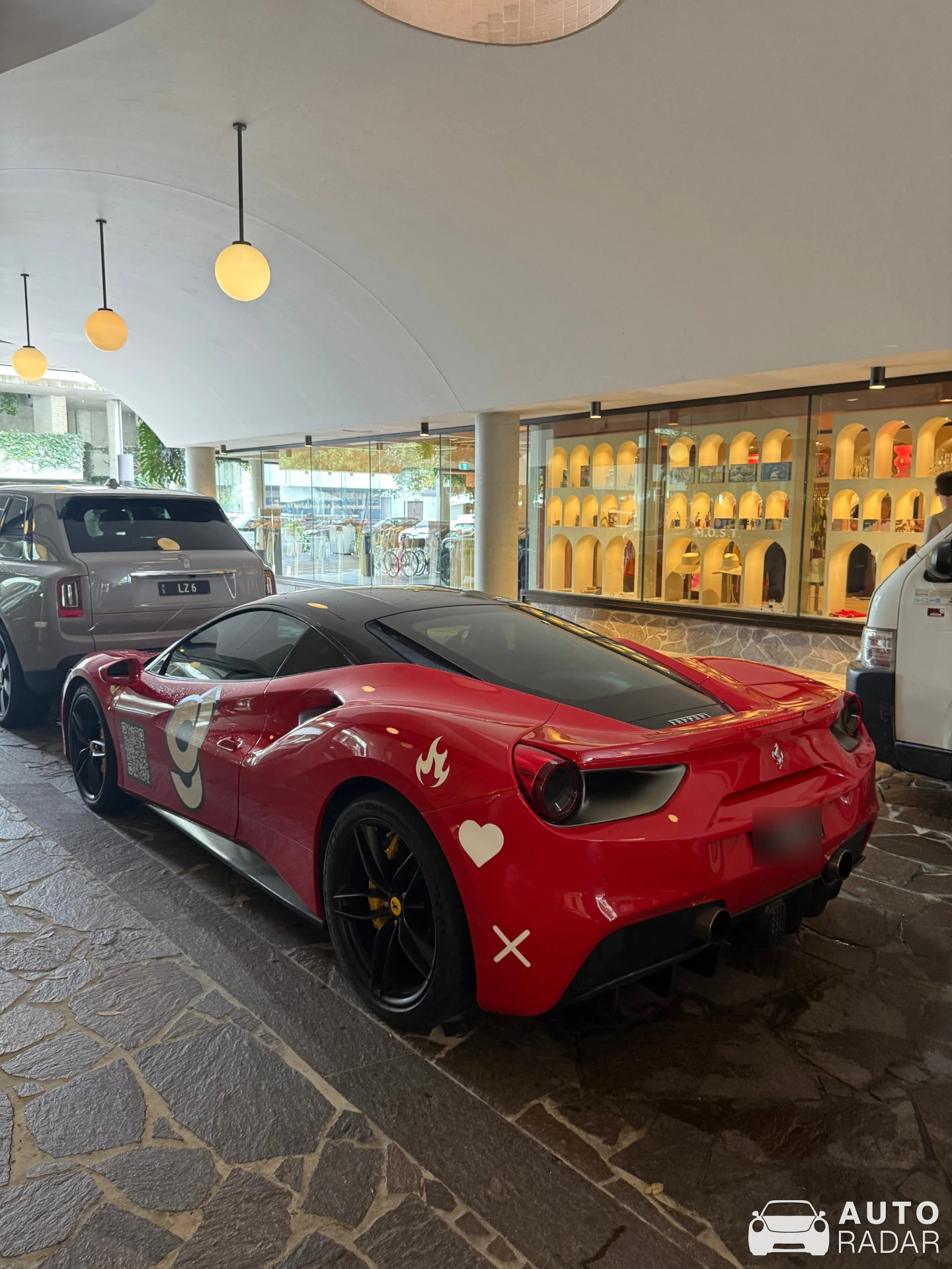 Ferrari 488 GTB spotted in Fortitude Valley, Australia