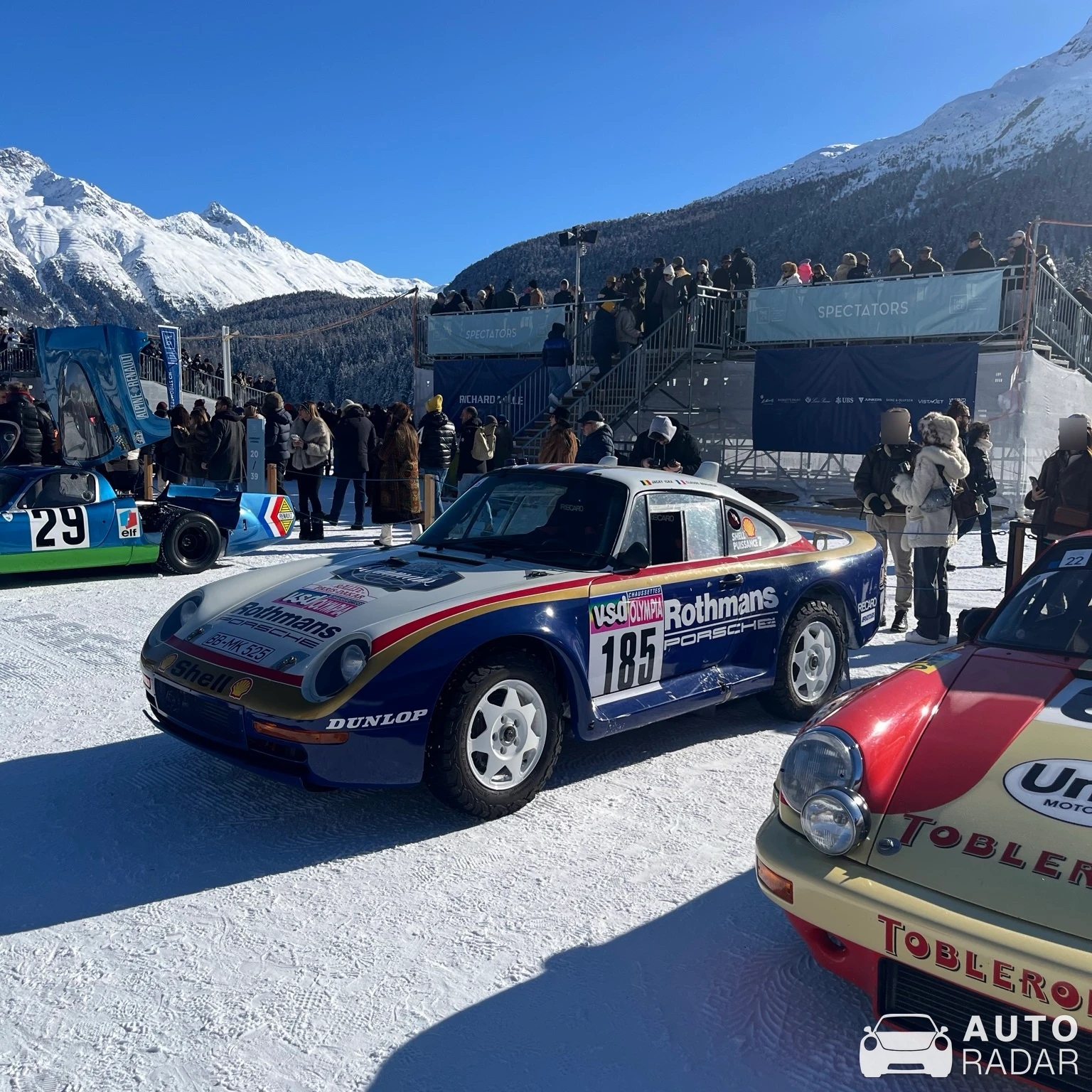 Porsche 959 Dakar spotted in Sankt Moritz