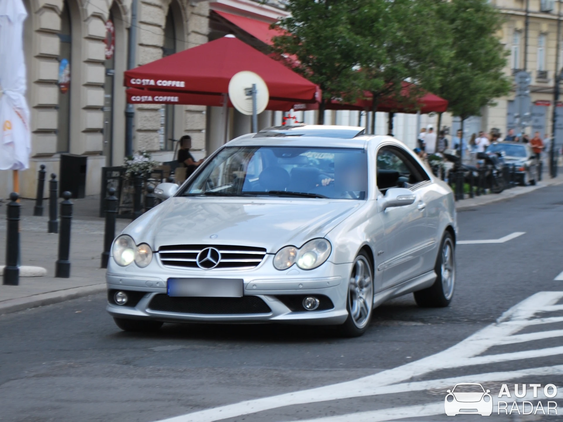Mercedes-Benz CLK 55 AMG spotted in Warszawa, Poland