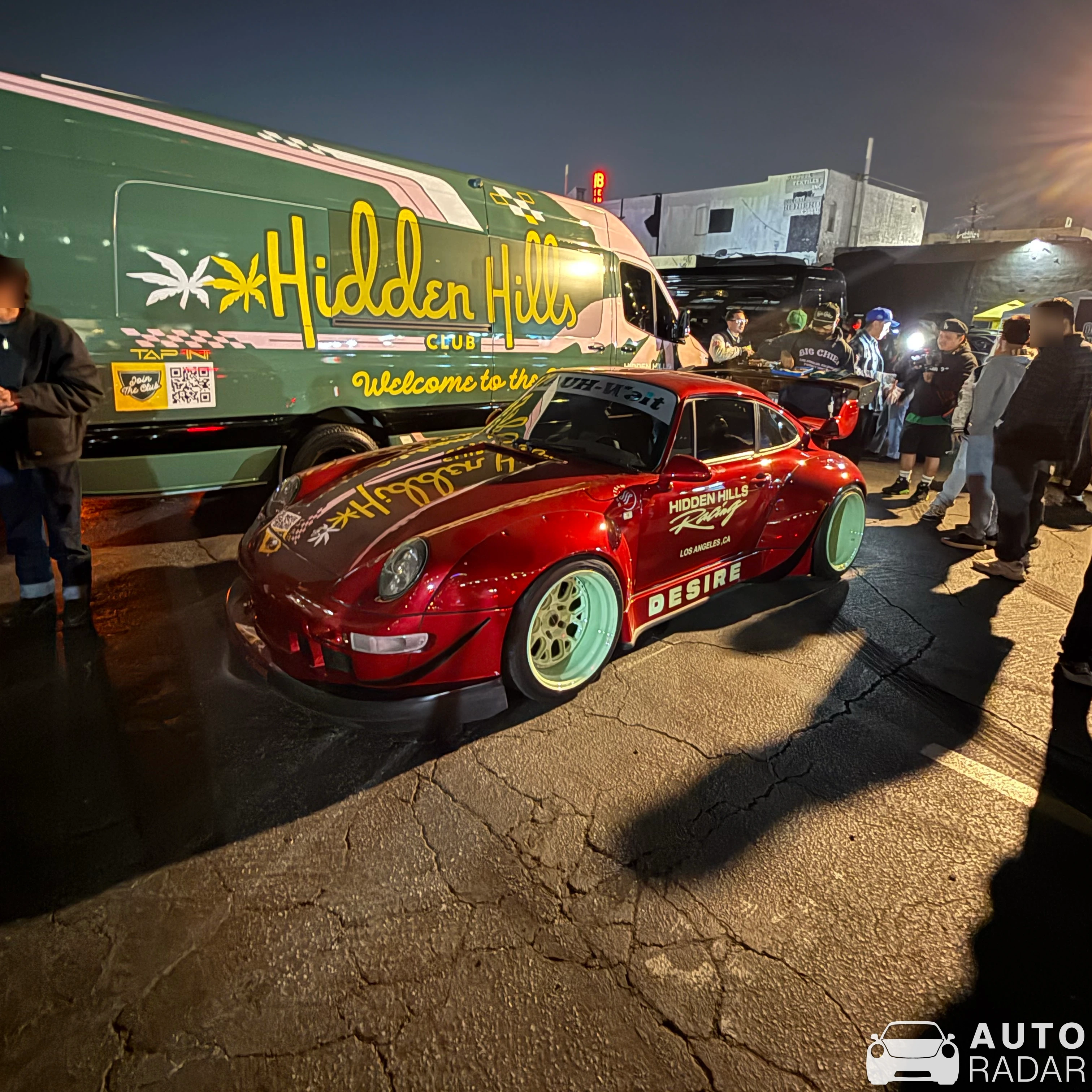 Porsche 911 SC RWB spotted in Los Angeles, United States