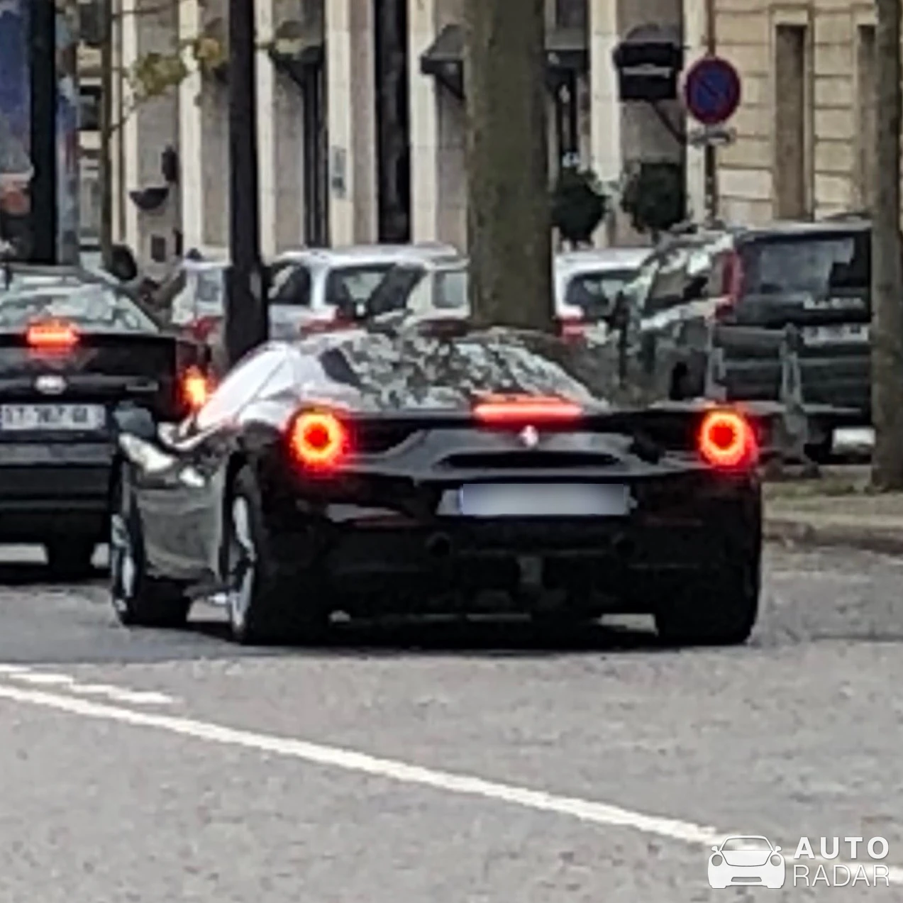 Ferrari 488 GTB spotted in Paris, France