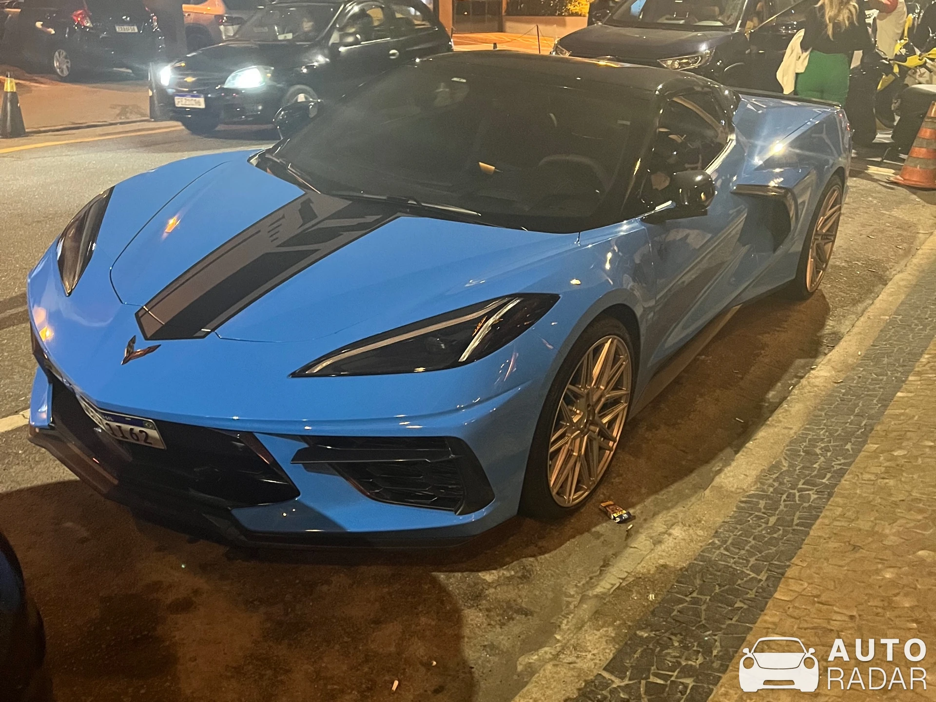 Chevrolet Corvette C8 Stingray Convertible spotted in Jardim, Brasil