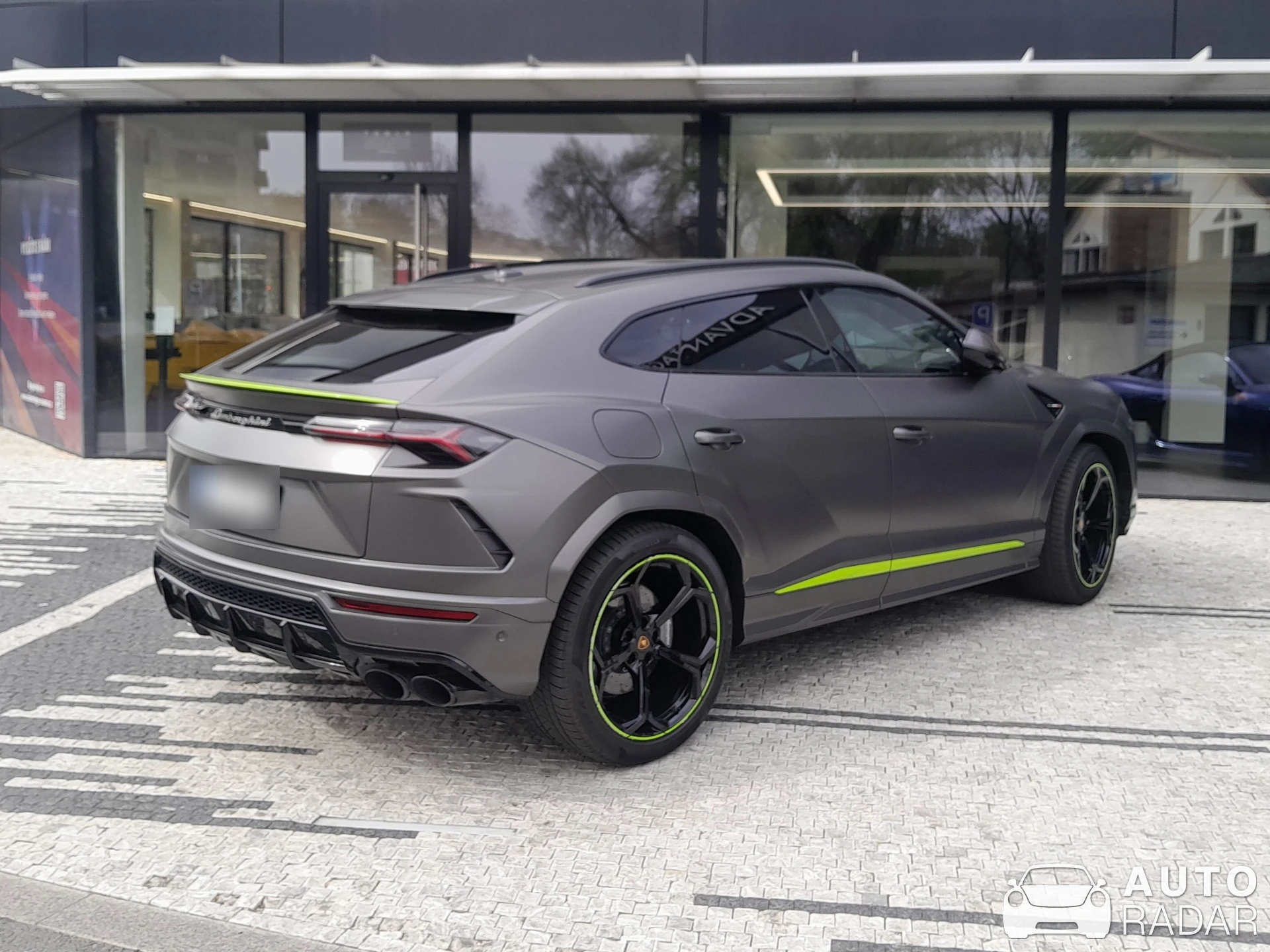 Lamborghini Urus Graphite Capsule spotted in Praha 9, Czechia