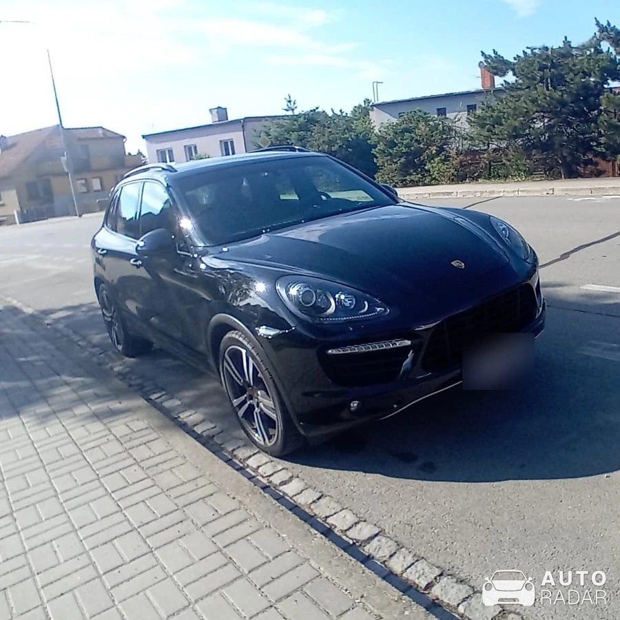 Porsche Cayenne Turbo spotted in Třebíč, Czechia
