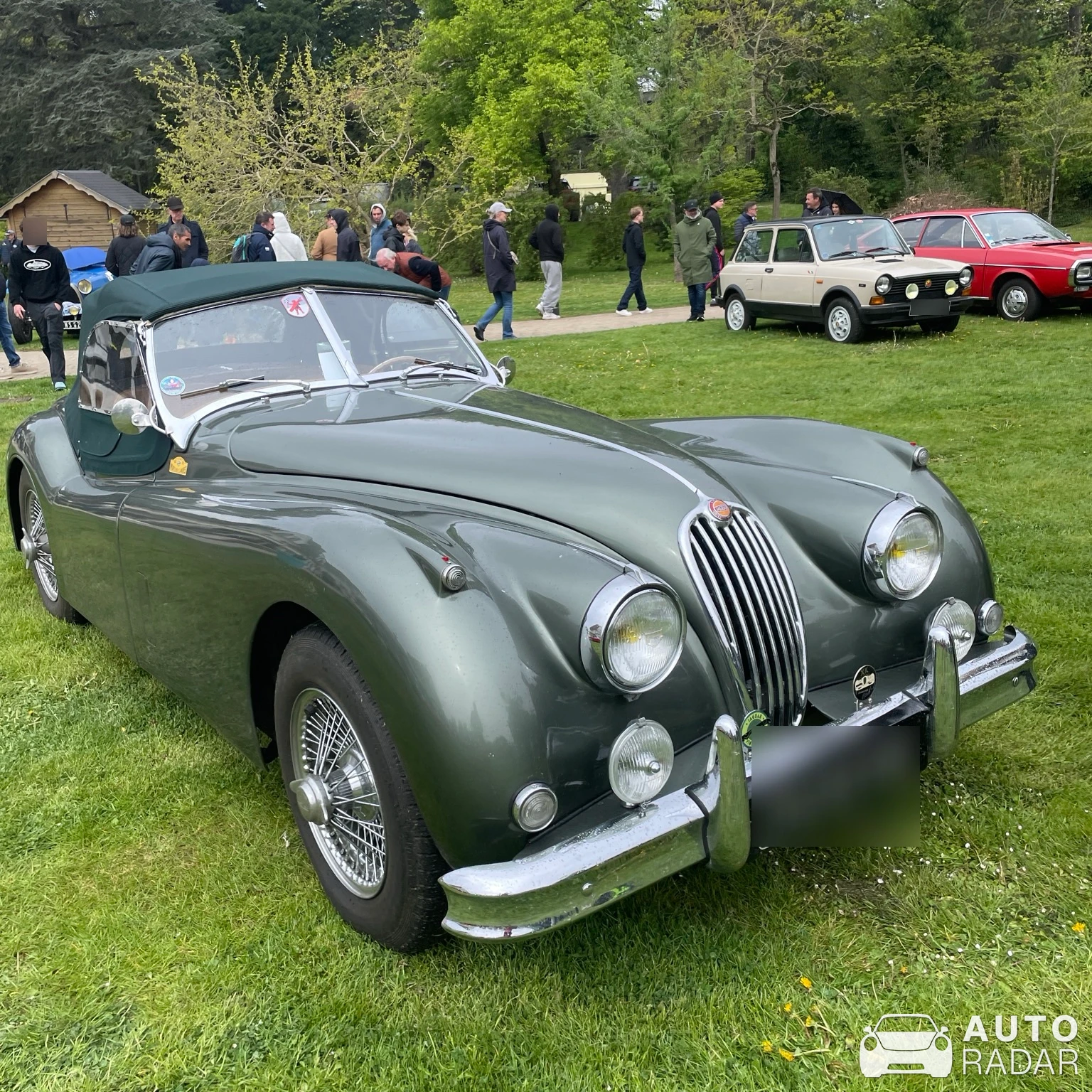 Jaguar XK140 Drophead Coupe spotted in Le Touquet-Paris-Plage