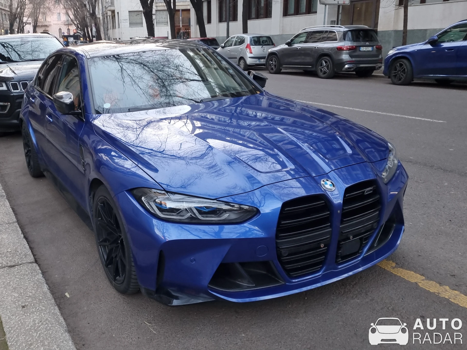 BMW M3 G80 Sedan Competition spotted in Milano, Italia
