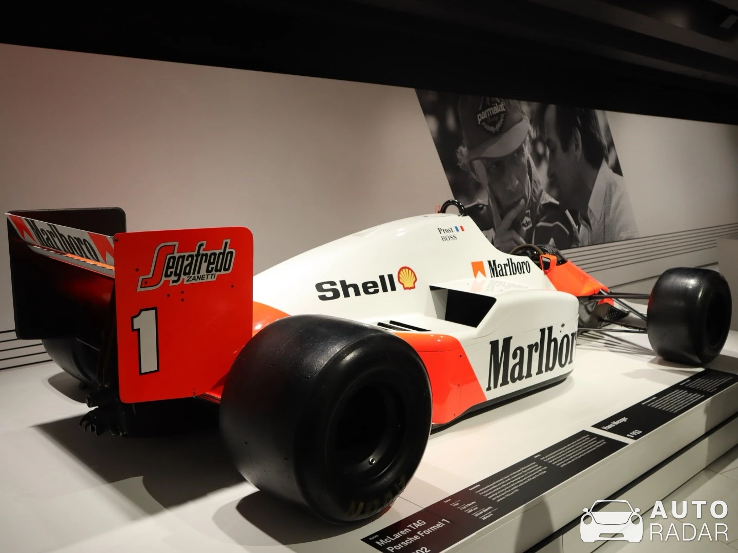 McLaren MP4/4 spotted in Stuttgart