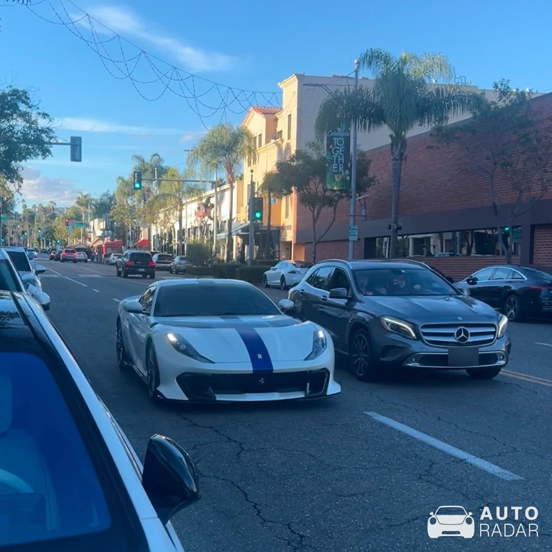 Ferrari 812 Competizione spotted in Beverly Hills, United States