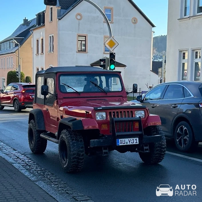 Jeep Wrangler 4.0 EZ spotted in Zwönitz