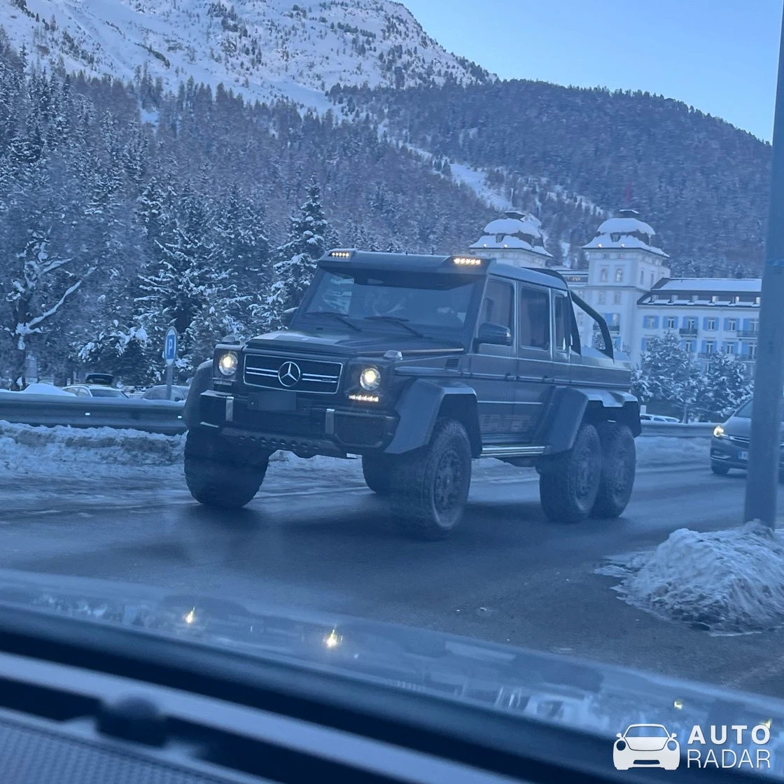 Mercedes-Benz G 63 AMG 6x6 spotted in Sankt Moritz, Svizzera