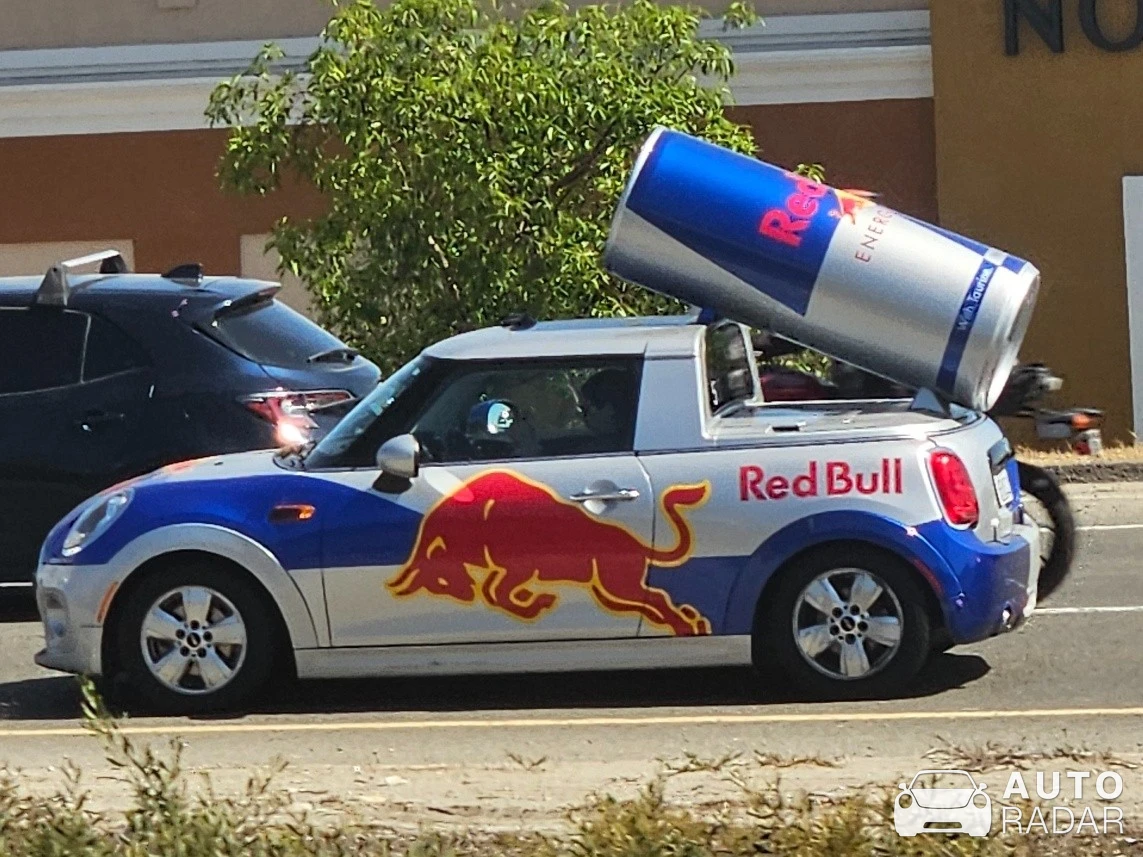 Mini Cooper Red Bull spotted in Irvine, United States