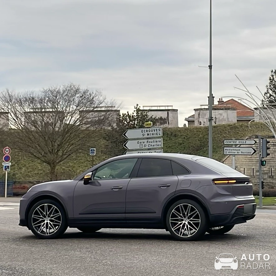 Porsche Macan EV spotted in Toul, France