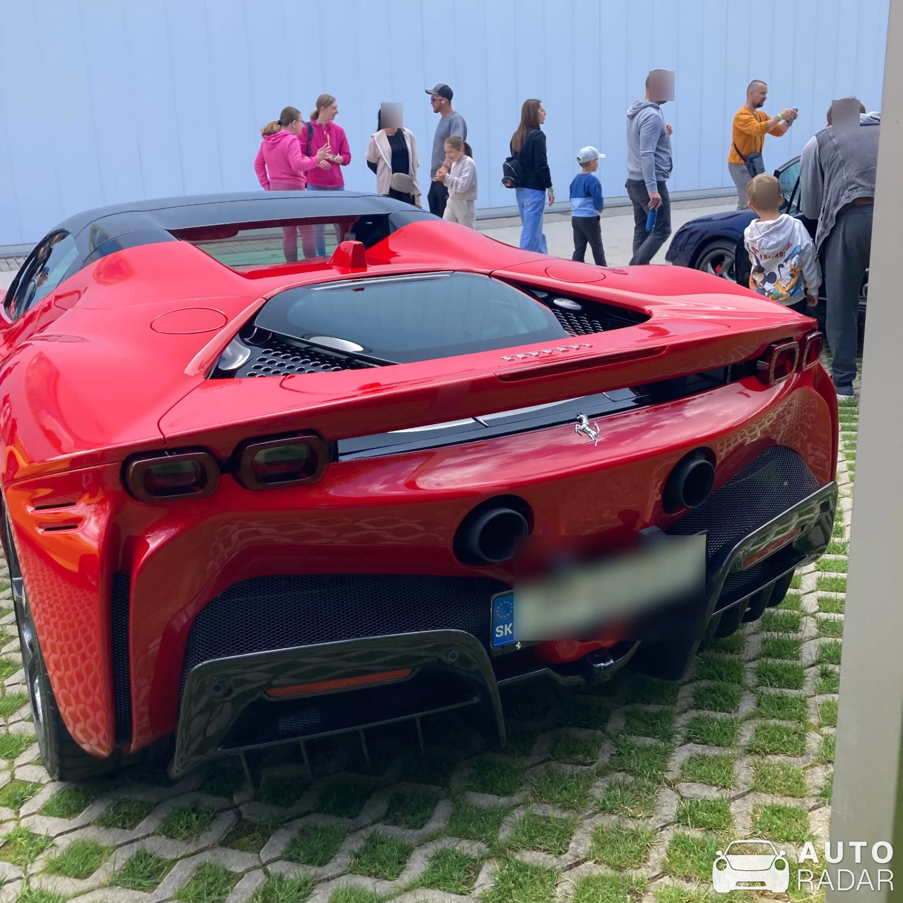 Ferrari SF90 Spider spotted in Banská Štiavnica, Slovensko