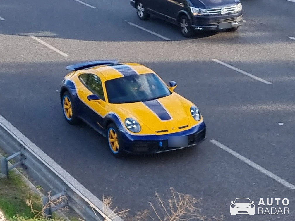 Porsche 992 Dakar Sonderwunsch Special spotted in Milano, Italy