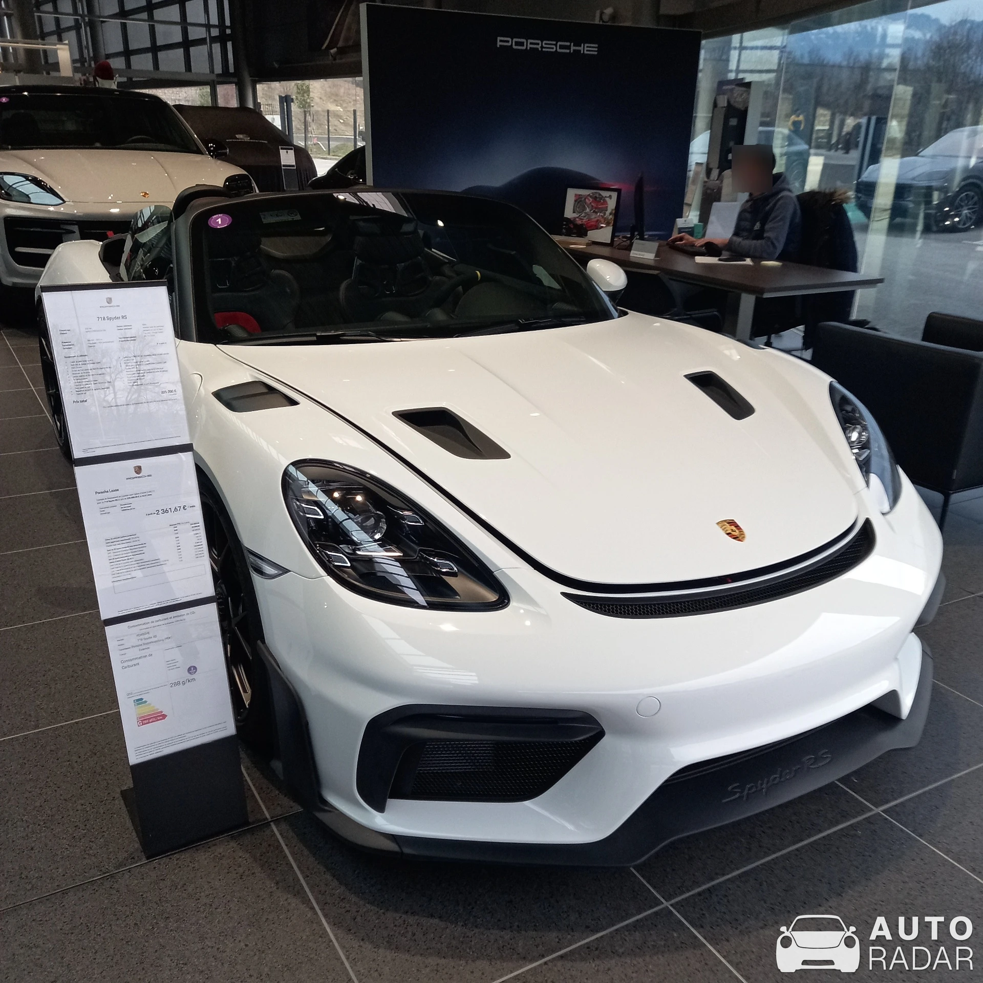 Porsche 718 Spyder RS spotted in Epagny Metz-Tessy, France