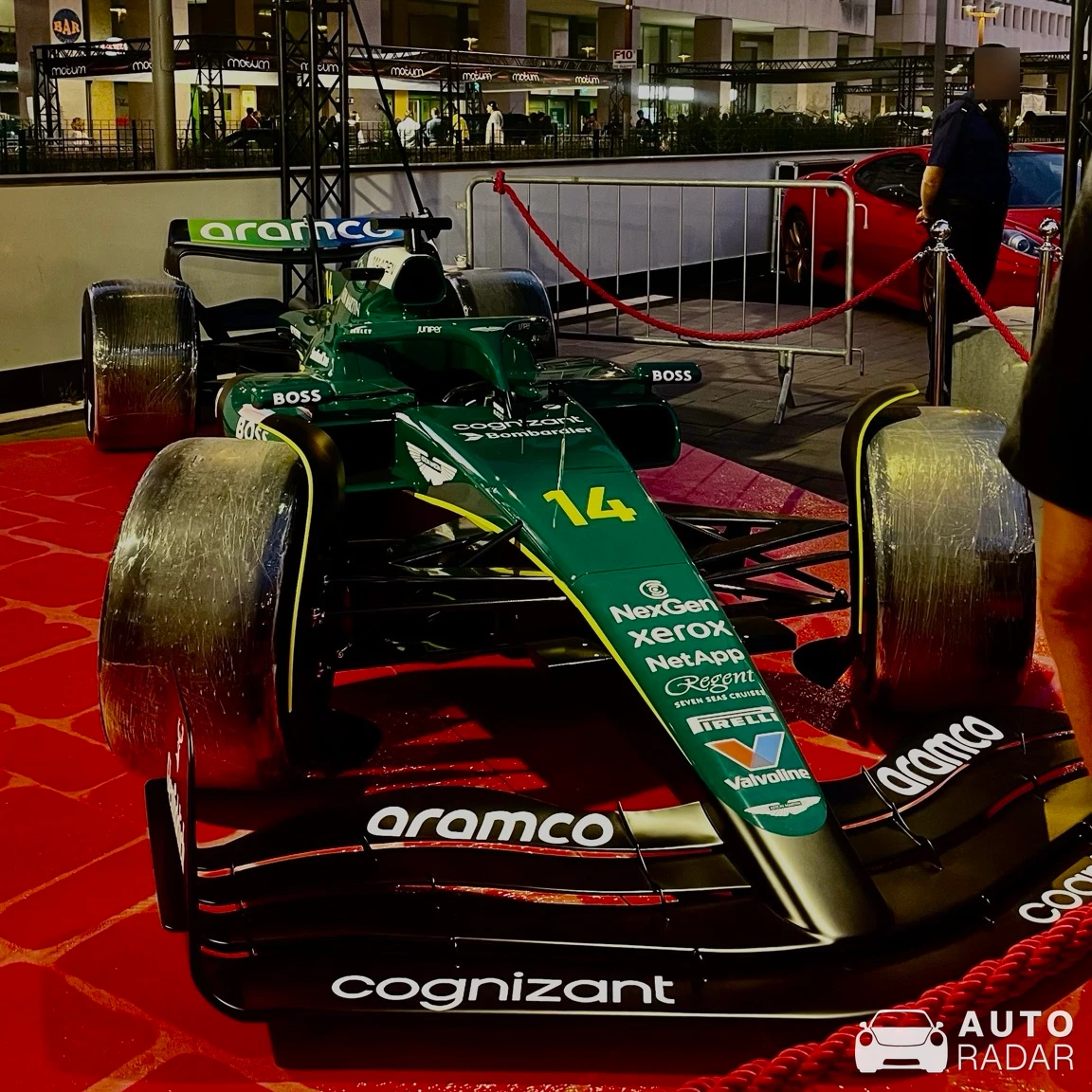 Aston Martin AMR23 spotted in Napoli