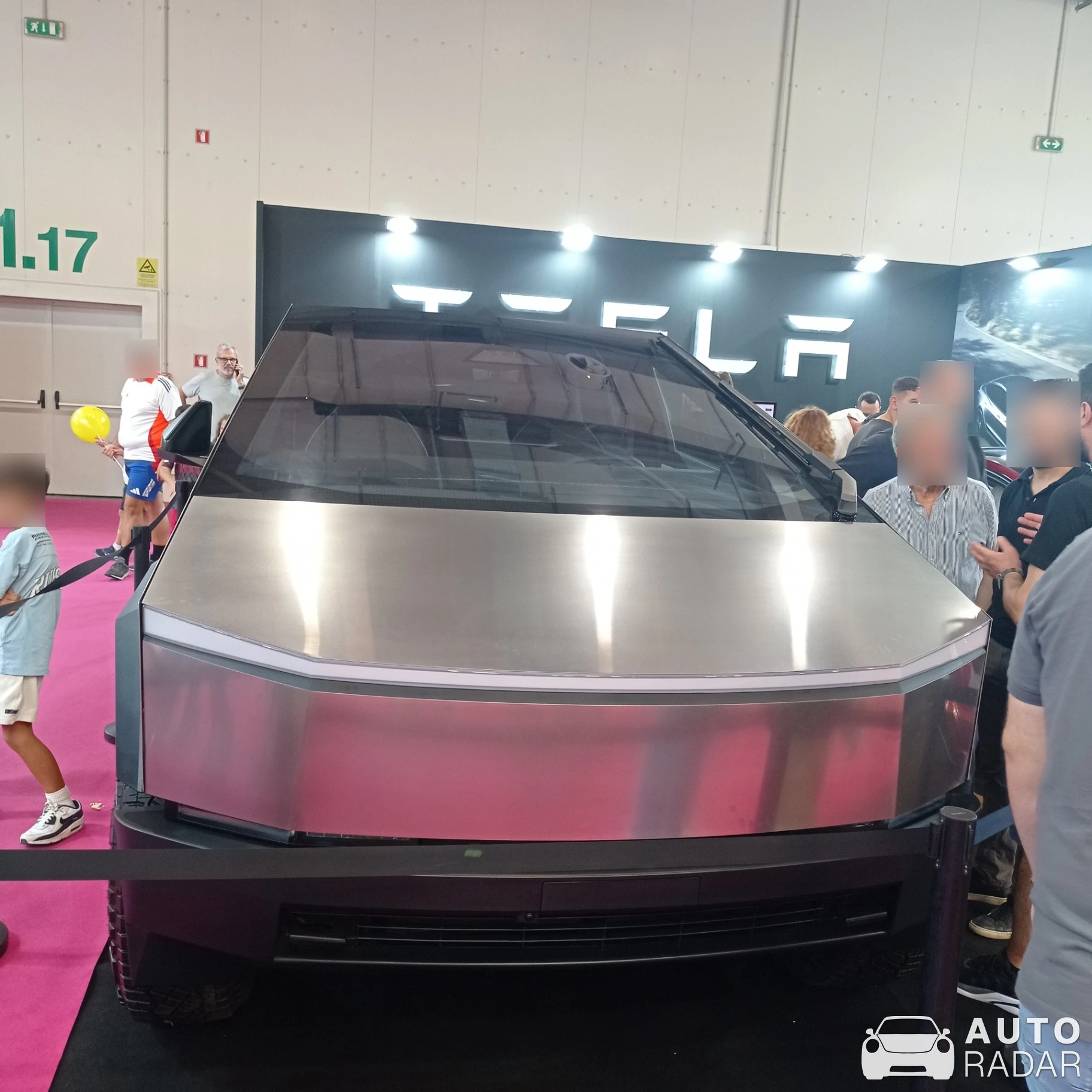 Tesla Cybertruck spotted in Spata, Greece