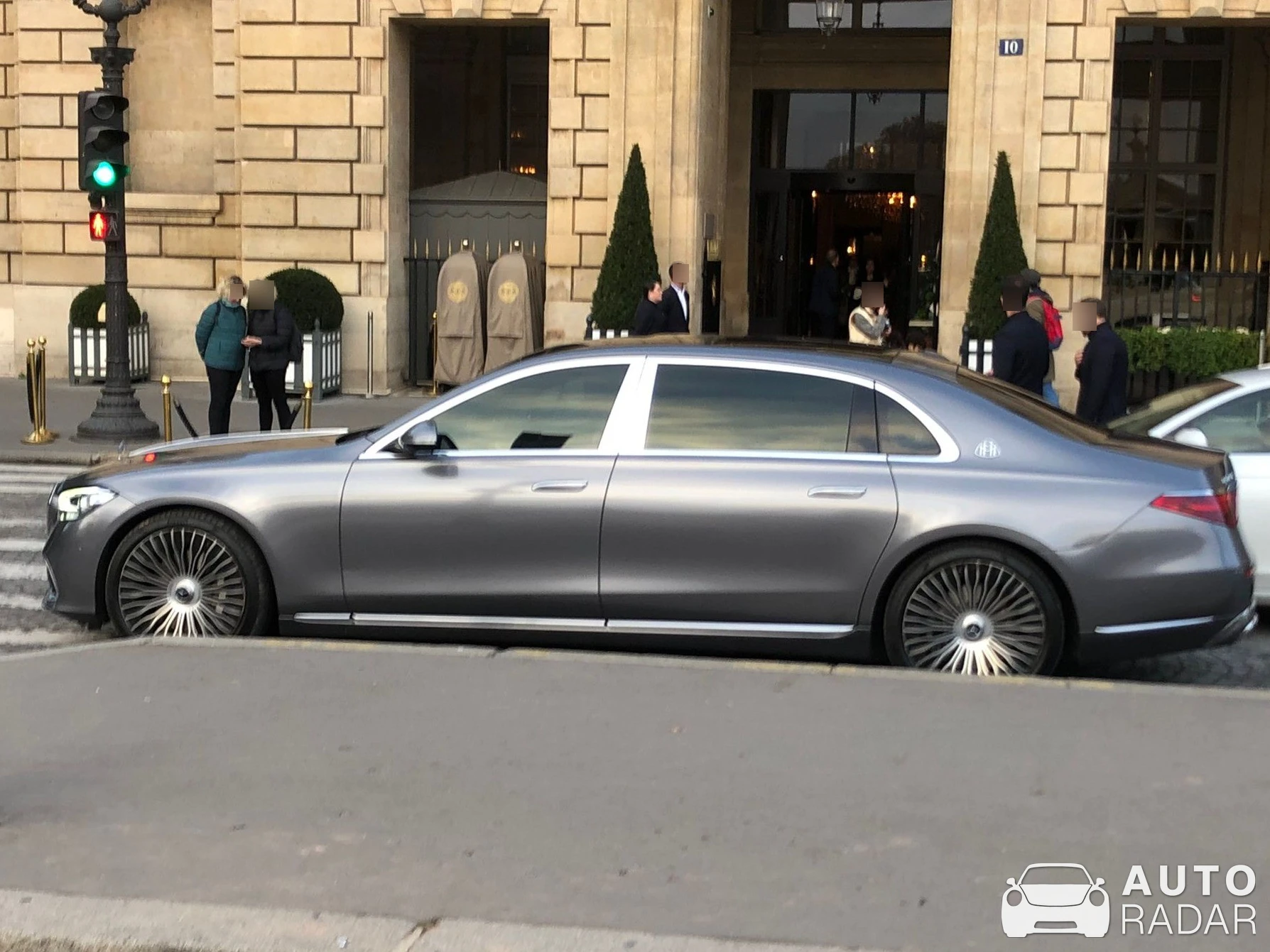 Mercedes-Maybach S 680 spotted in Paris, France