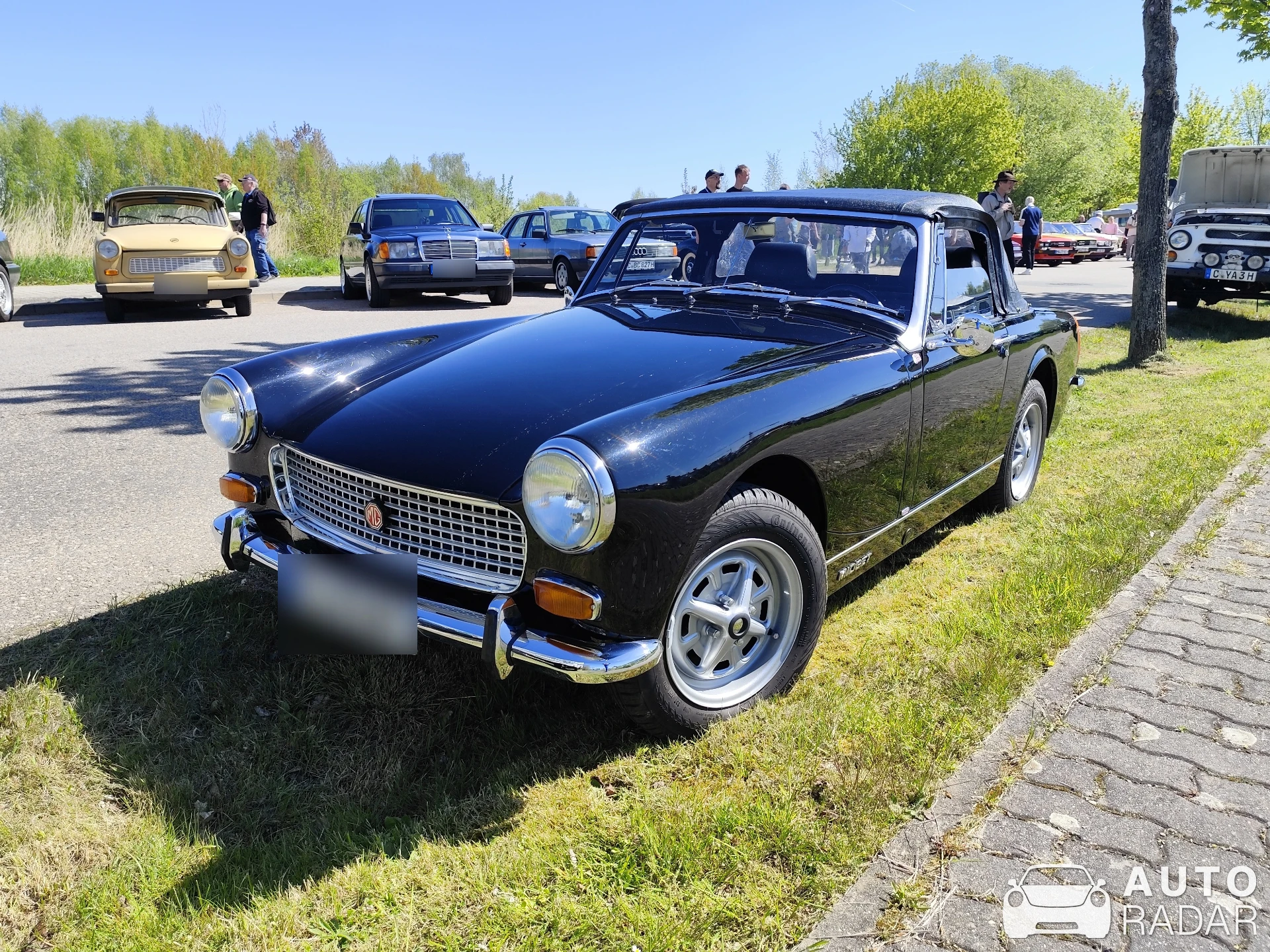 MG Midget spotted in Hartmannsdorf