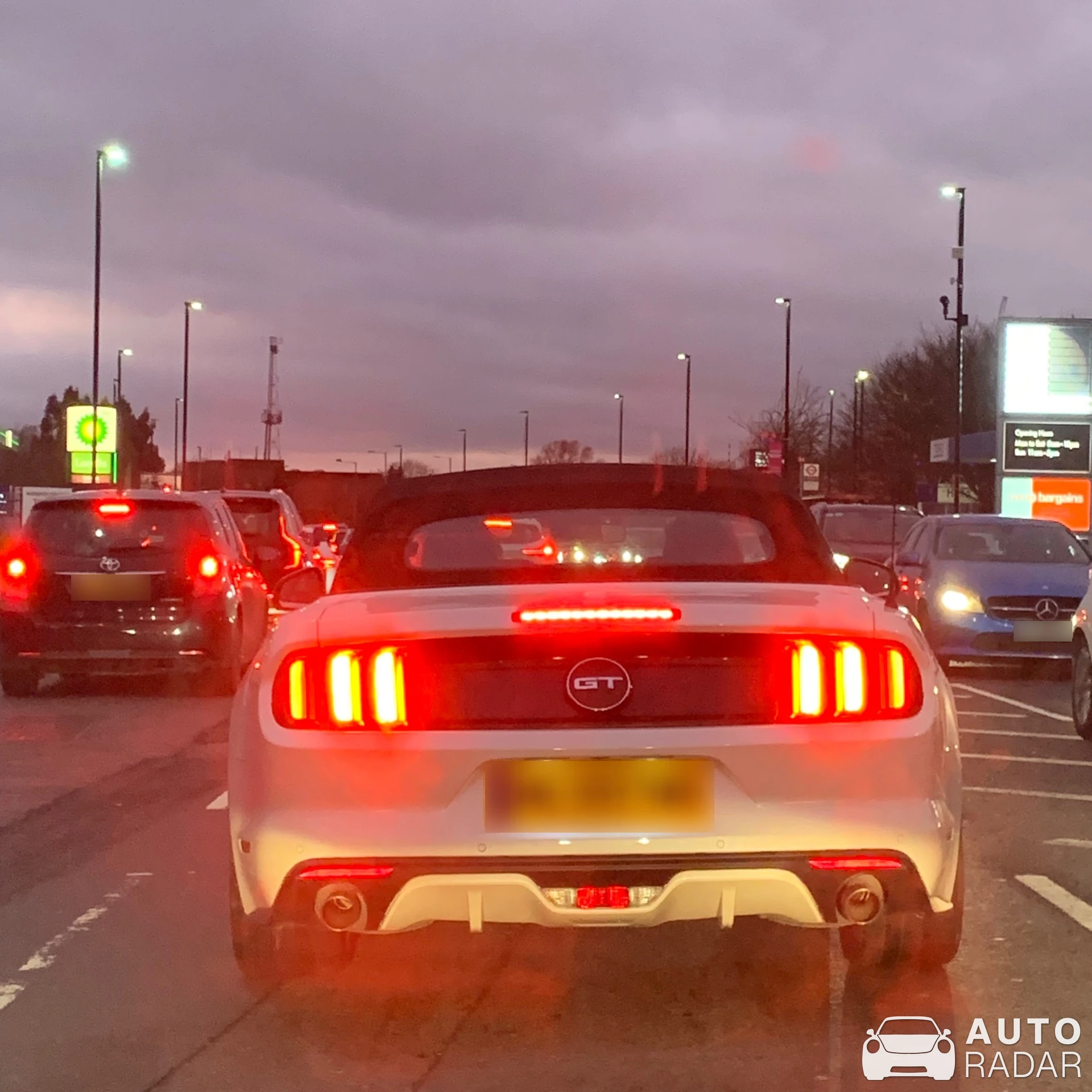 Ford Mustang GT Convertible spotted in Hounslow, United Kingdom