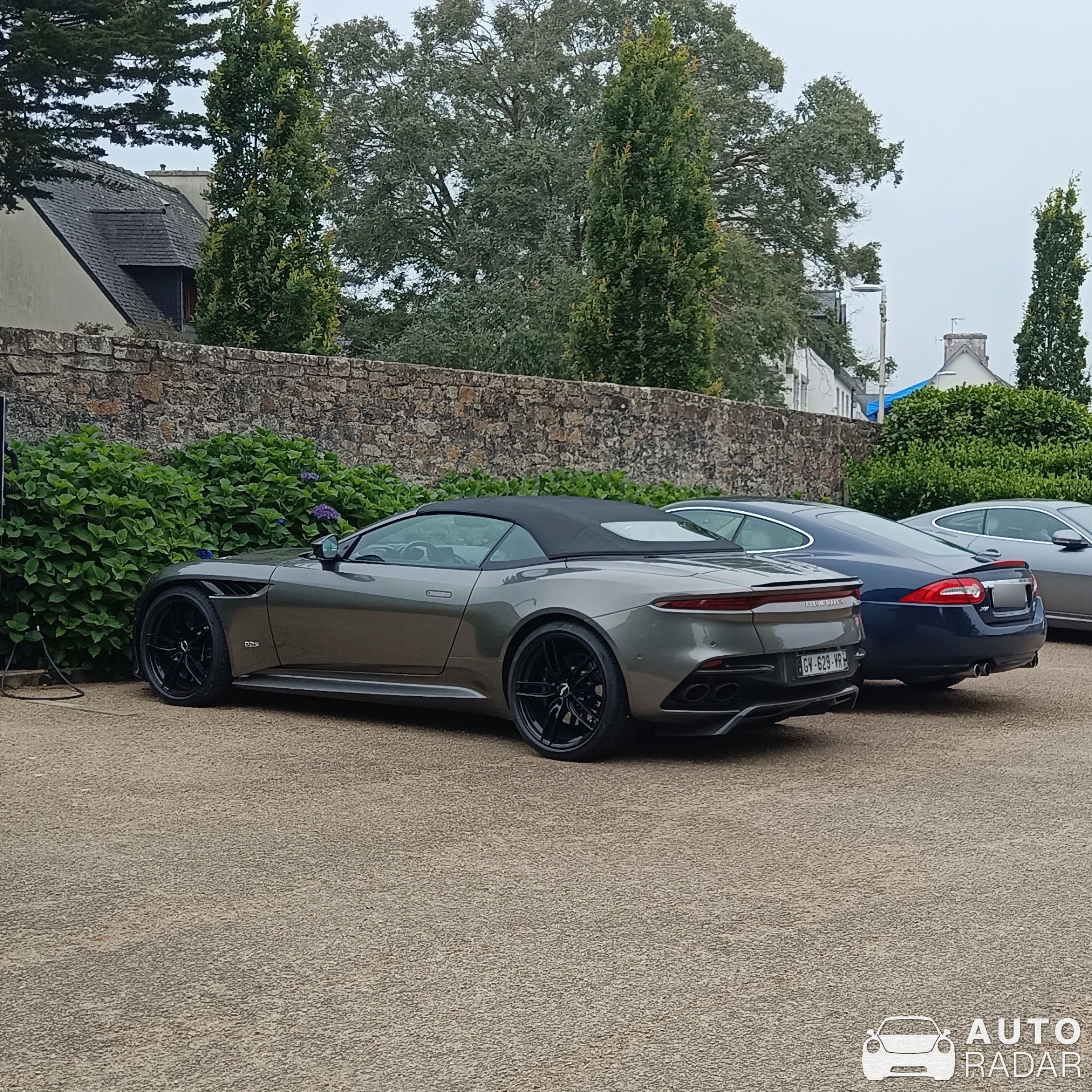 Aston Martin DBS Superleggera Volante spotted in Combrit, France