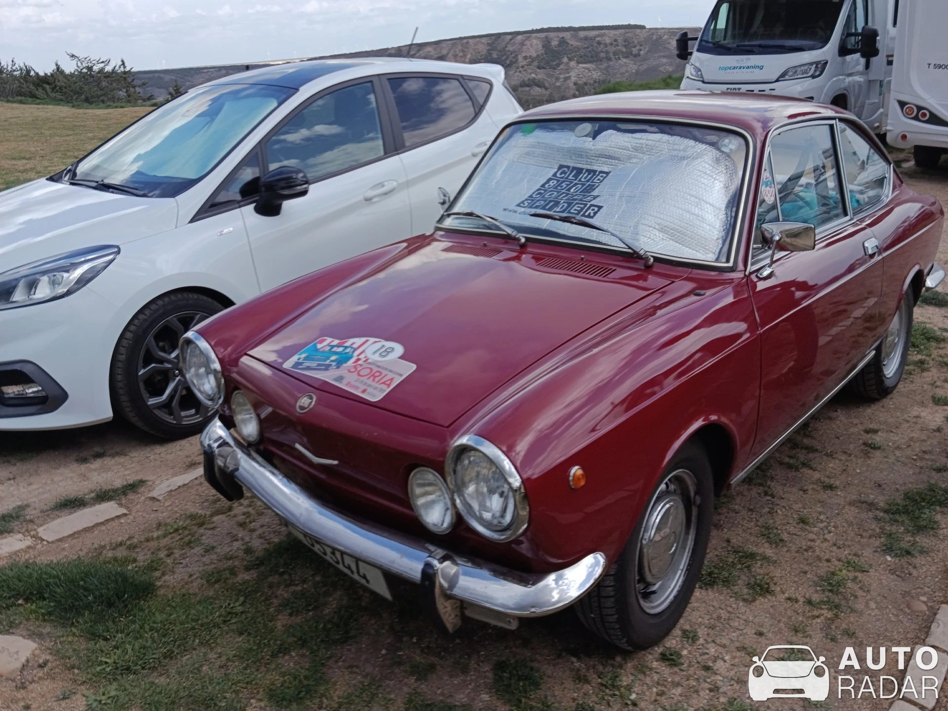 SEAT 850 Sport Coupé spotted in Medinaceli