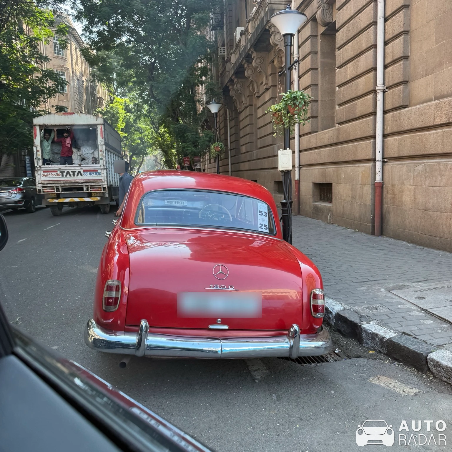 Mercedes-Benz 190 Db W121 spotted in Mumbai