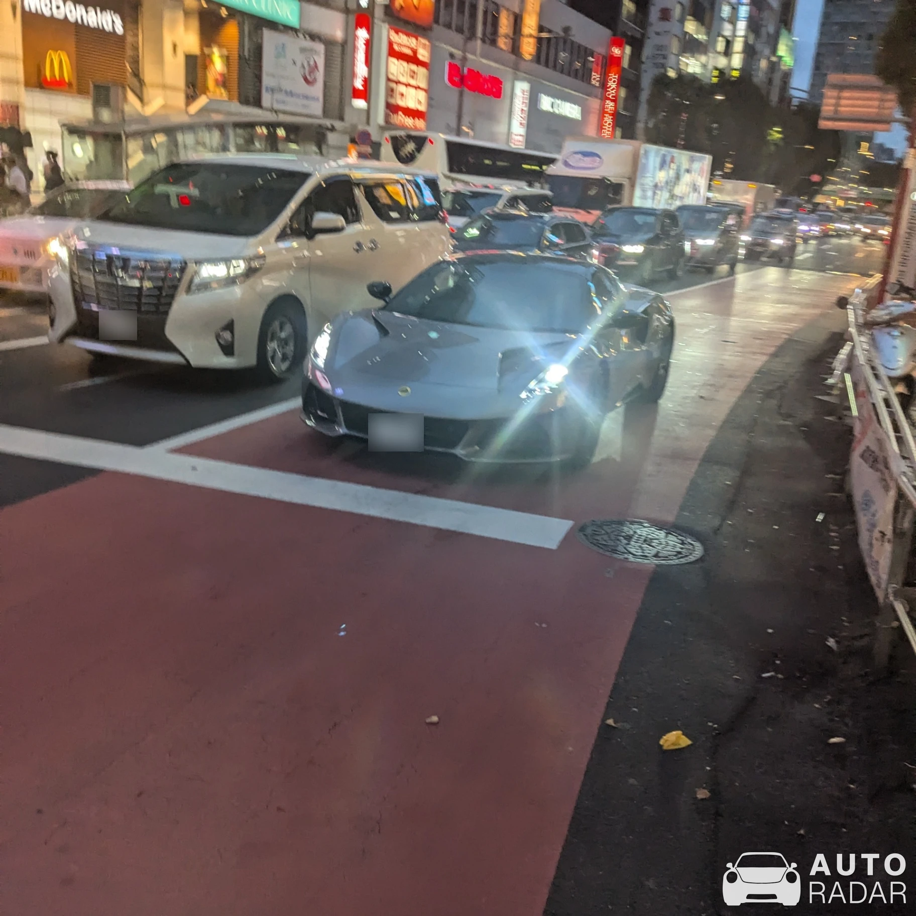 Lotus Emira V6 spotted in Shibuya City, Japan