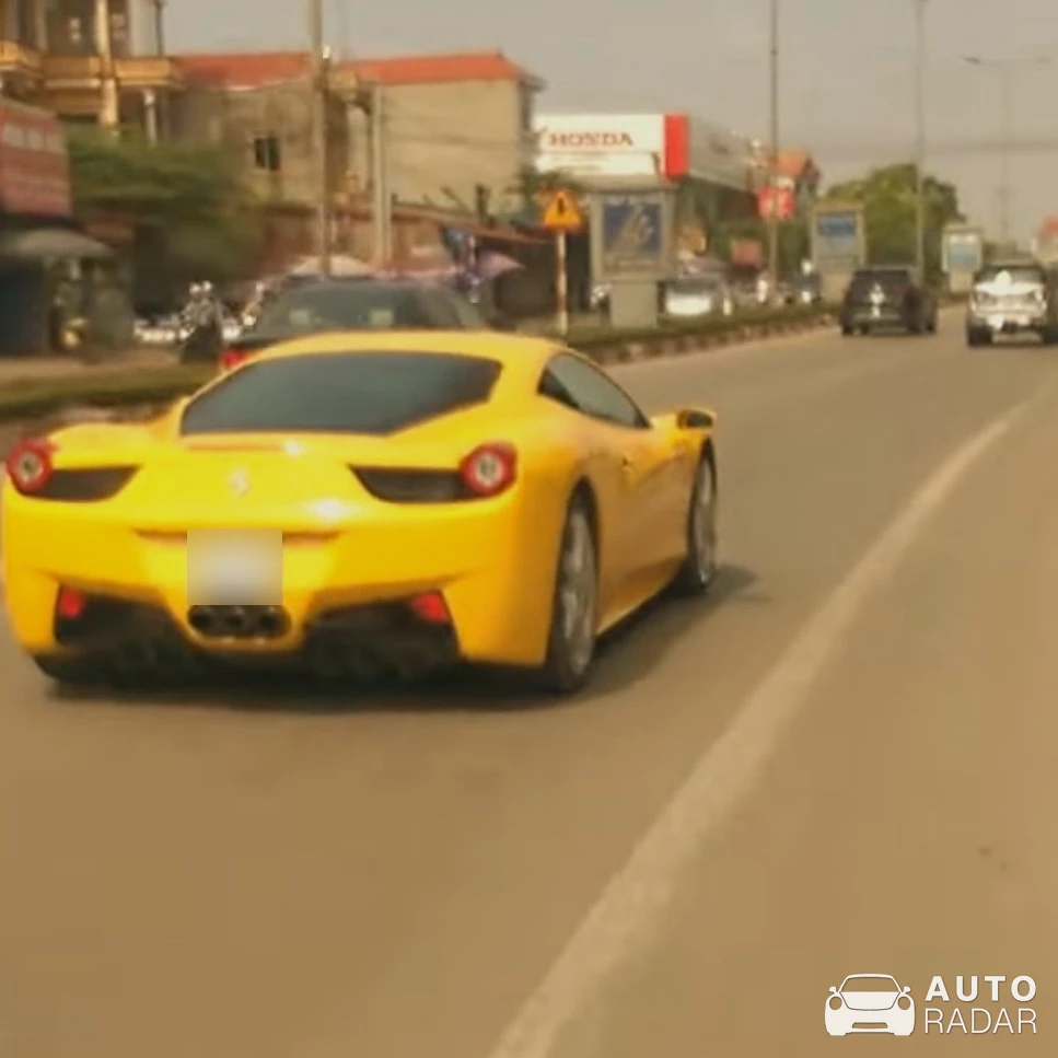 Ferrari 458 Italia spotted in Phúc Yên, Việt Nam