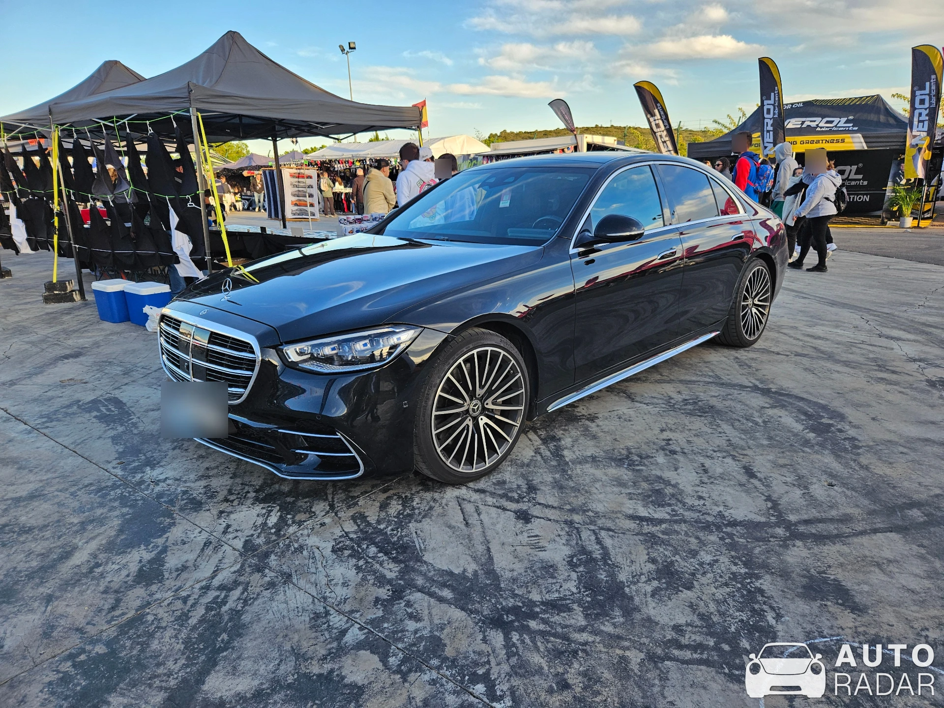 Mercedes-Benz S-Klasse W223 spotted in Cheste, Spain