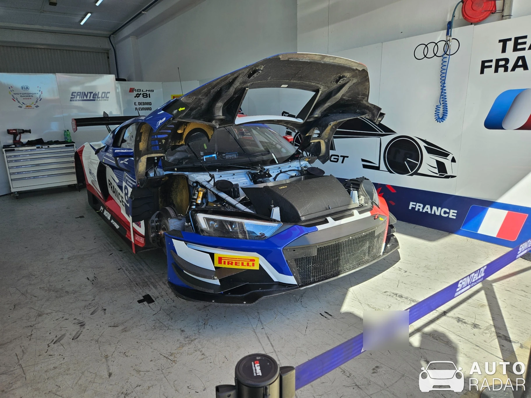 Audi R8 LMS Evo II spotted in Cheste, Spain