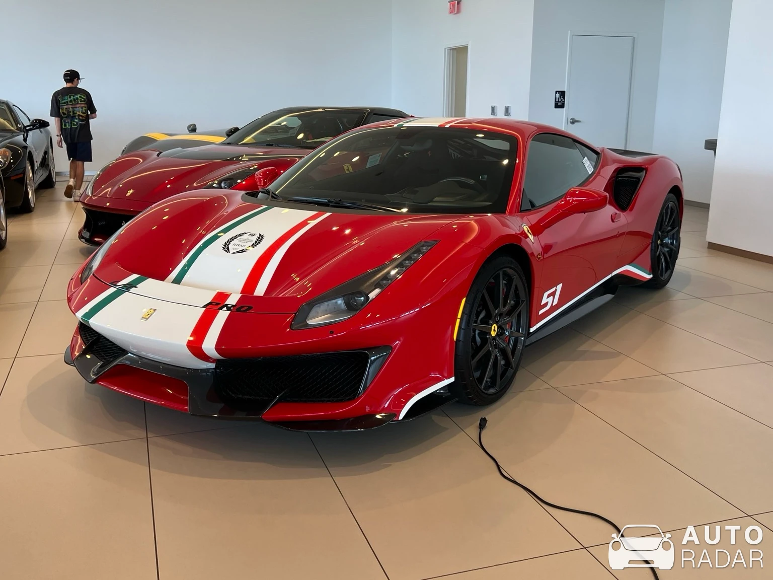 Ferrari 488 Pista Piloti spotted in Orlando
