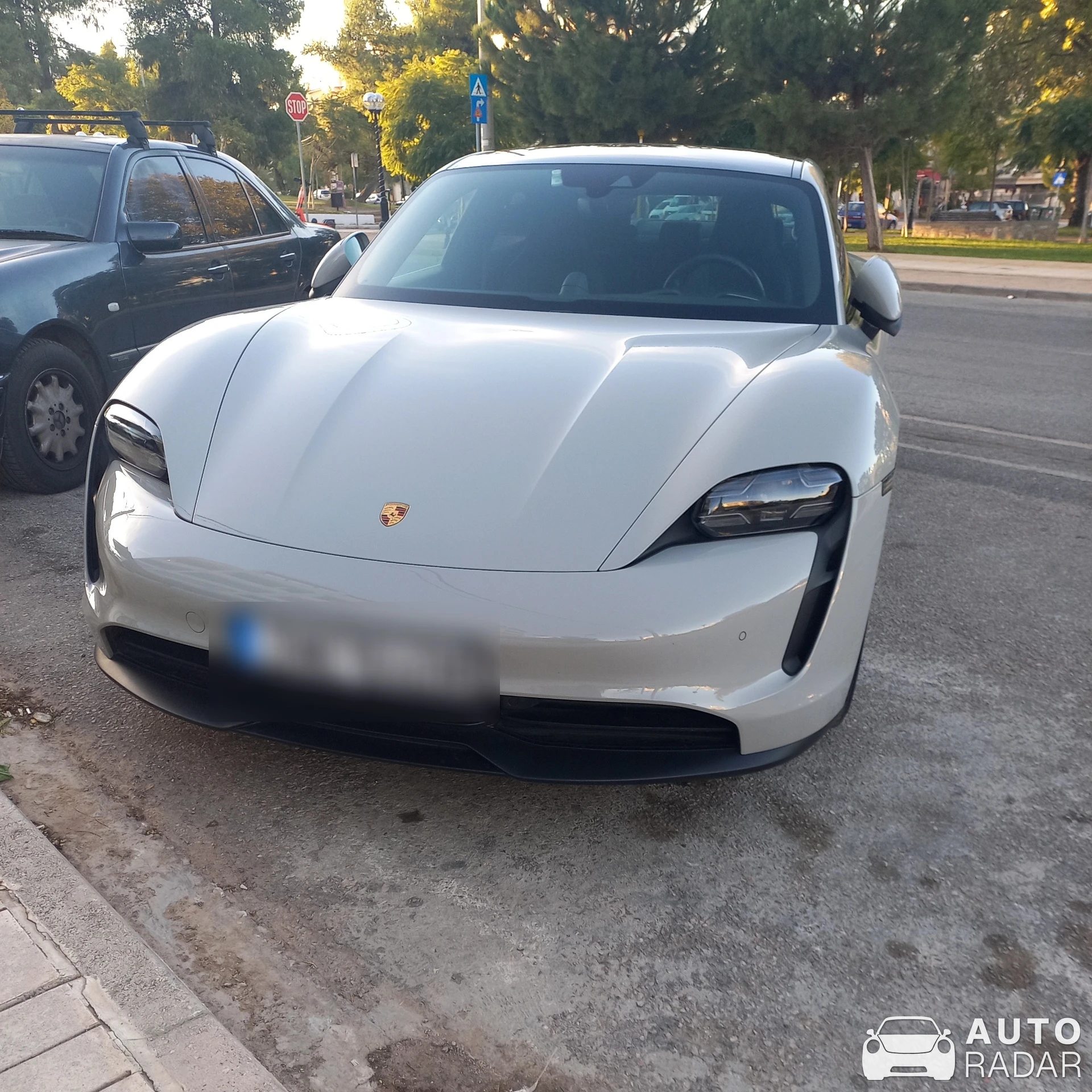 Porsche Taycan spotted in Voula, Greece