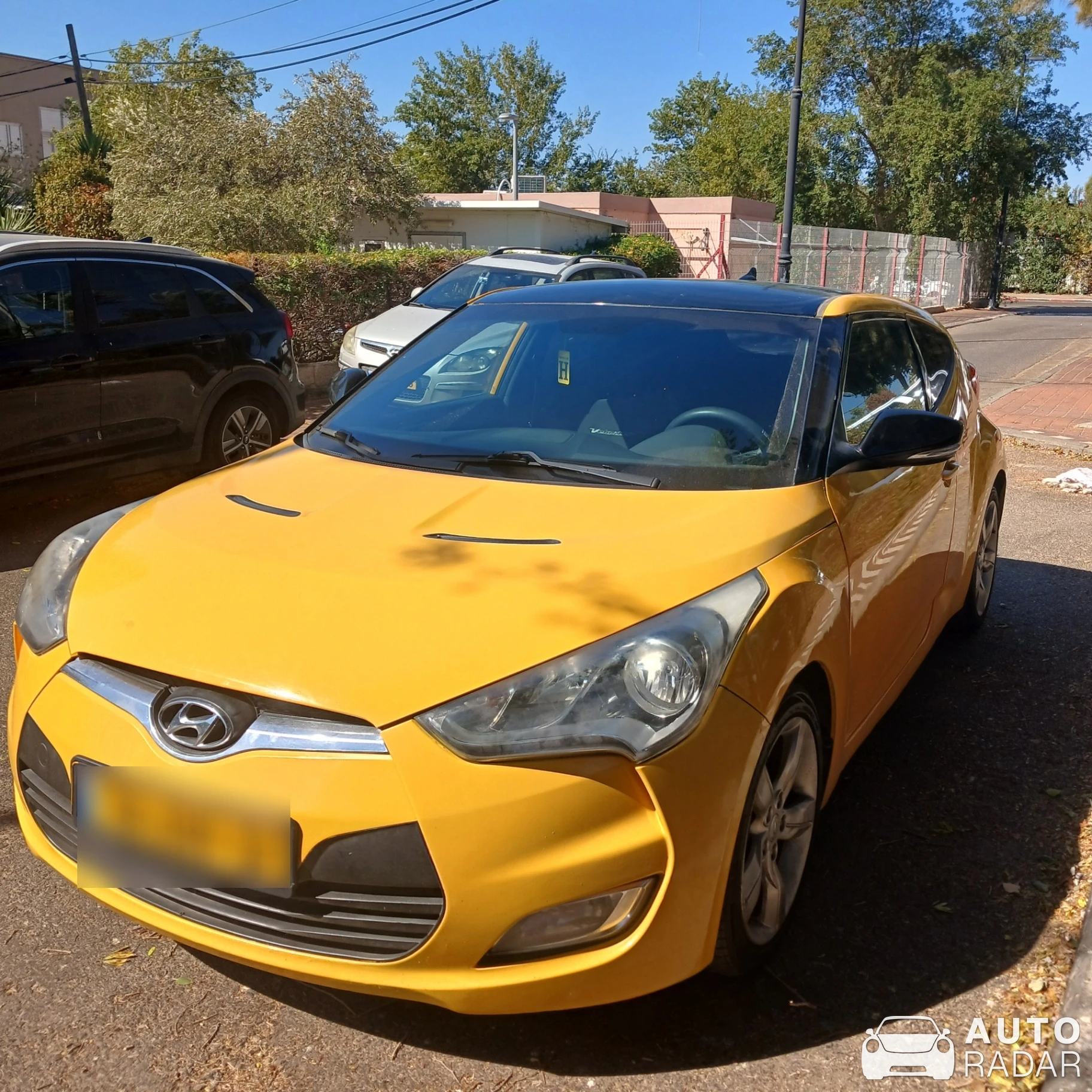 Hyundai Veloster Turbo 2015 spotted in Haifa, Israel