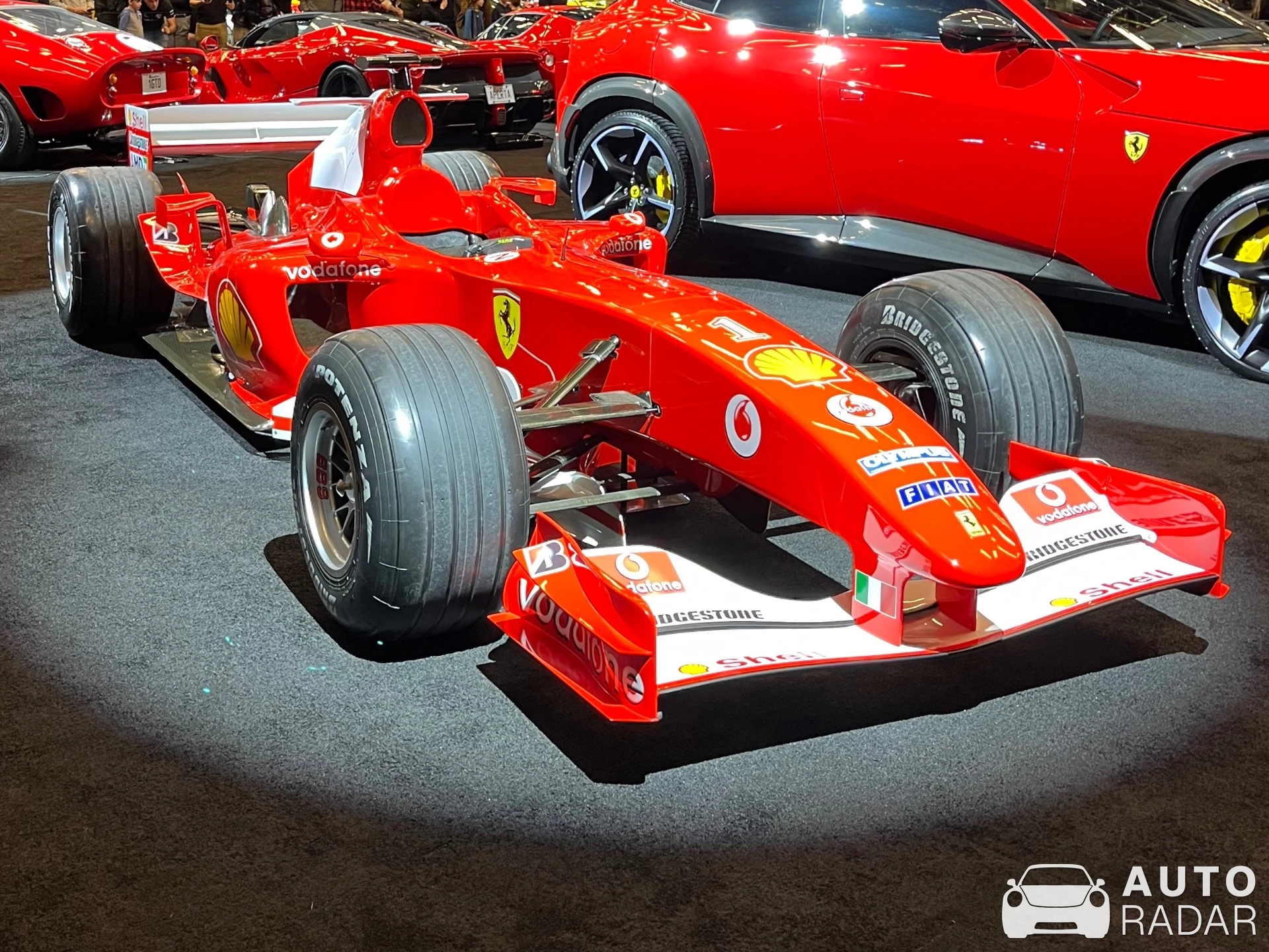 Ferrari F2002 spotted in Montreal, Canada