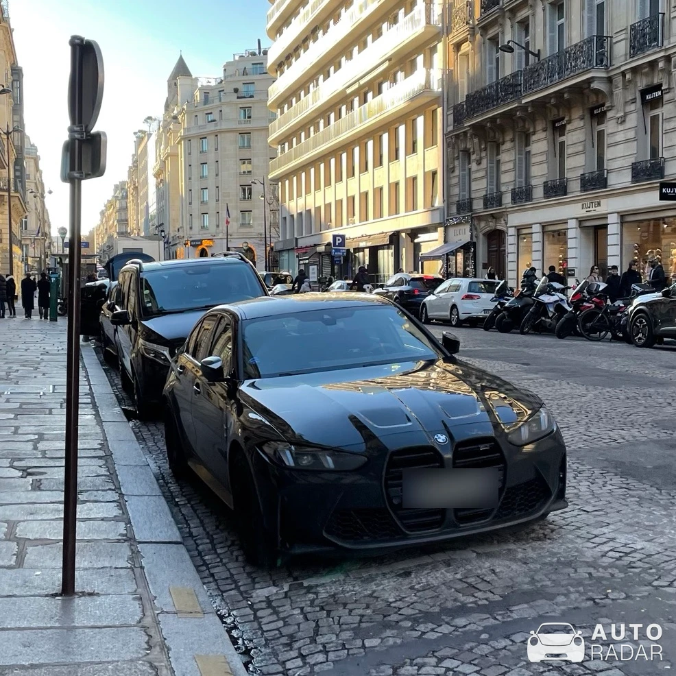 BMW M3 G80 Sedan Competition spotted in Paris, France