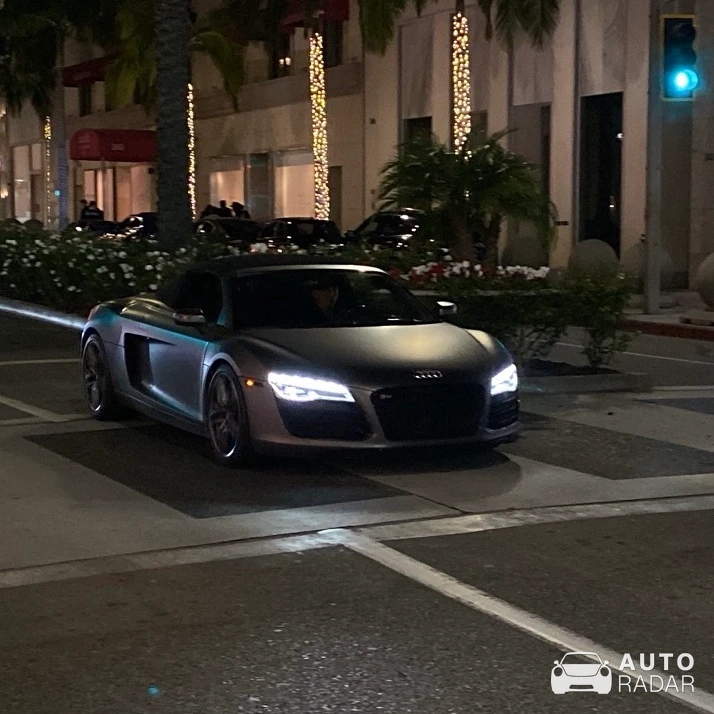 Audi R8 V10 Spyder spotted in Beverly Hills, United States