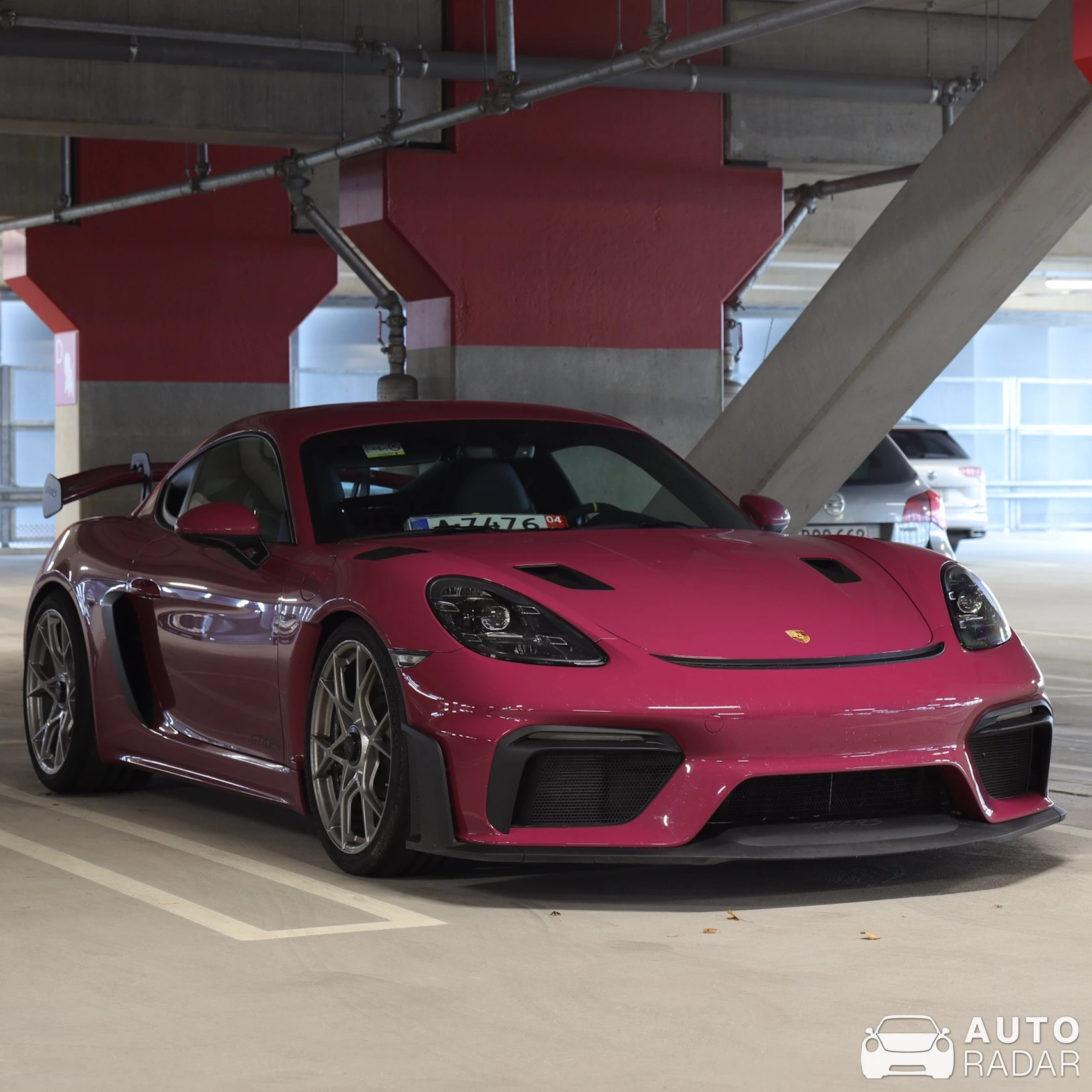 Porsche 718 Cayman GT4 RS spotted in Vantaa, Finland