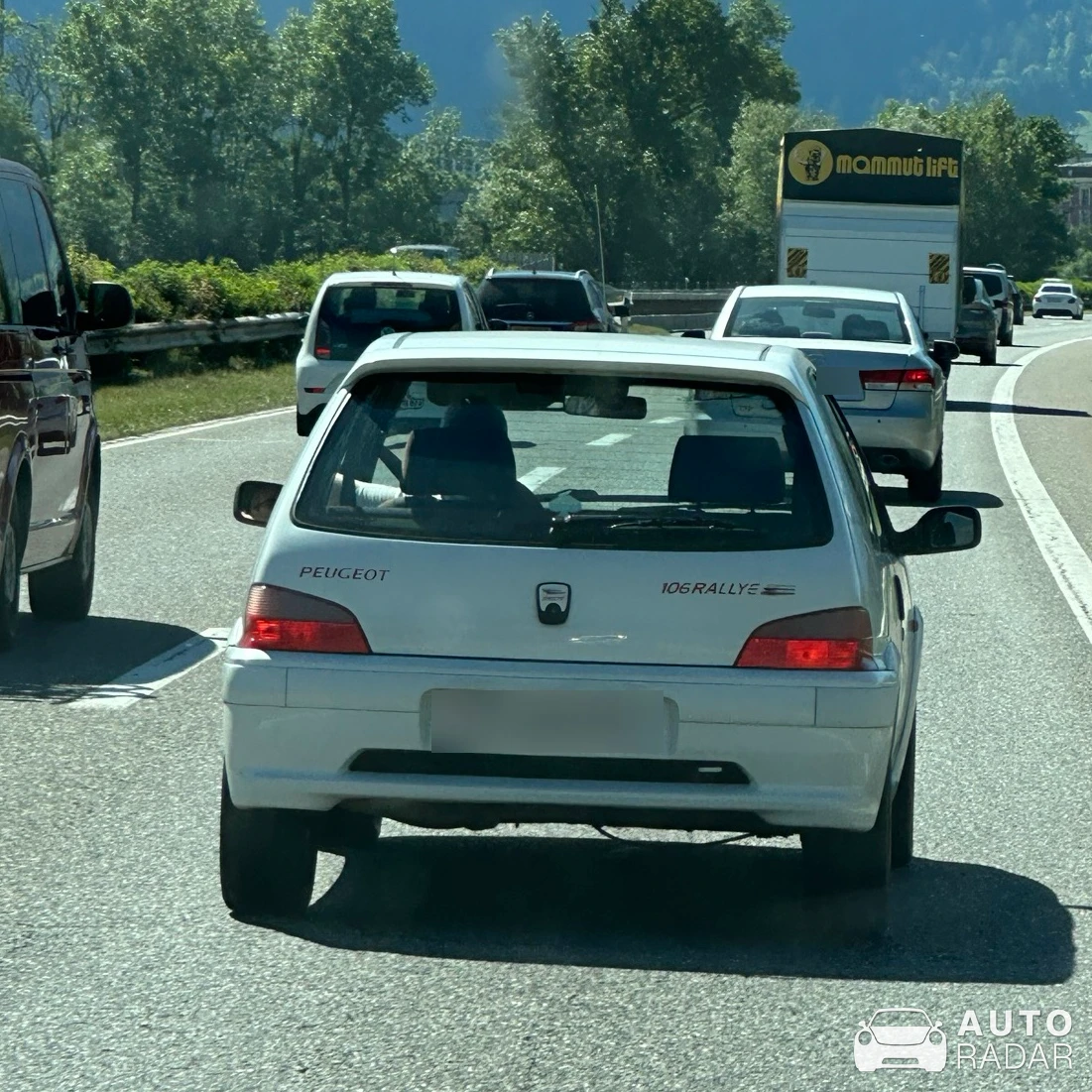 Peugeot 106 Rally spotted in Maienfeld