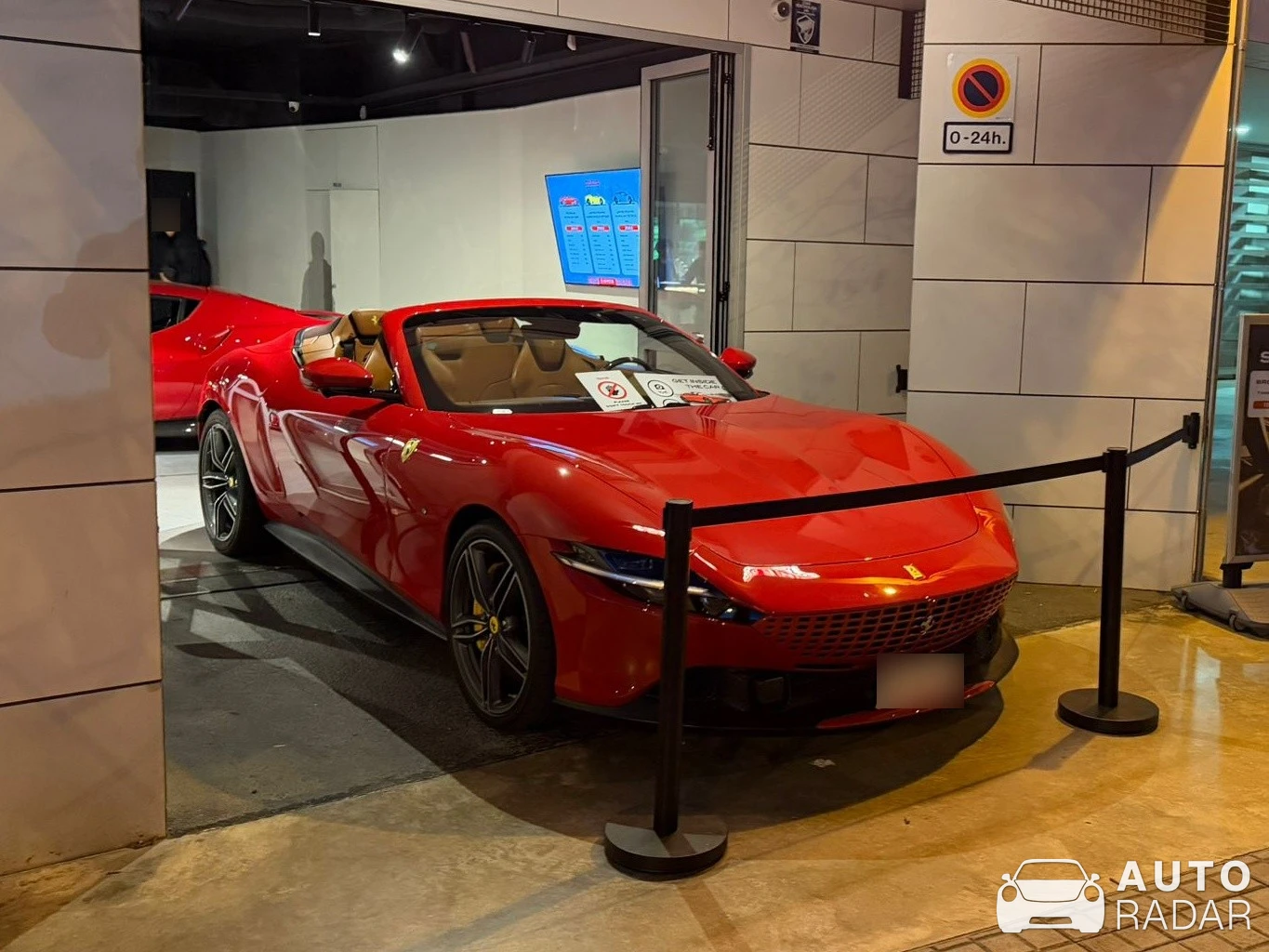 Ferrari Roma Spider spotted in Barcelona, Spain