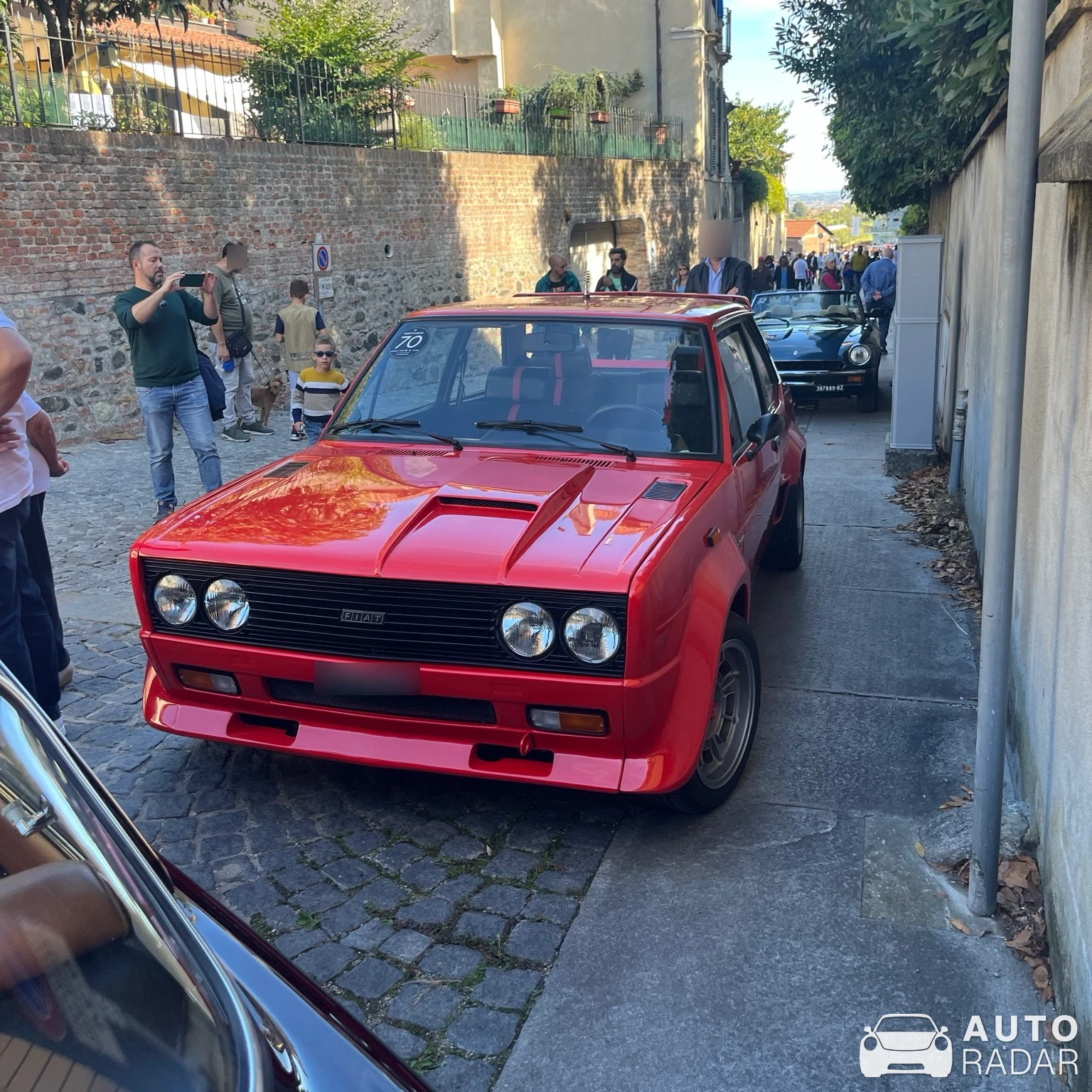 Fiat 131 Abarth spotted in Revigliasco, Italia