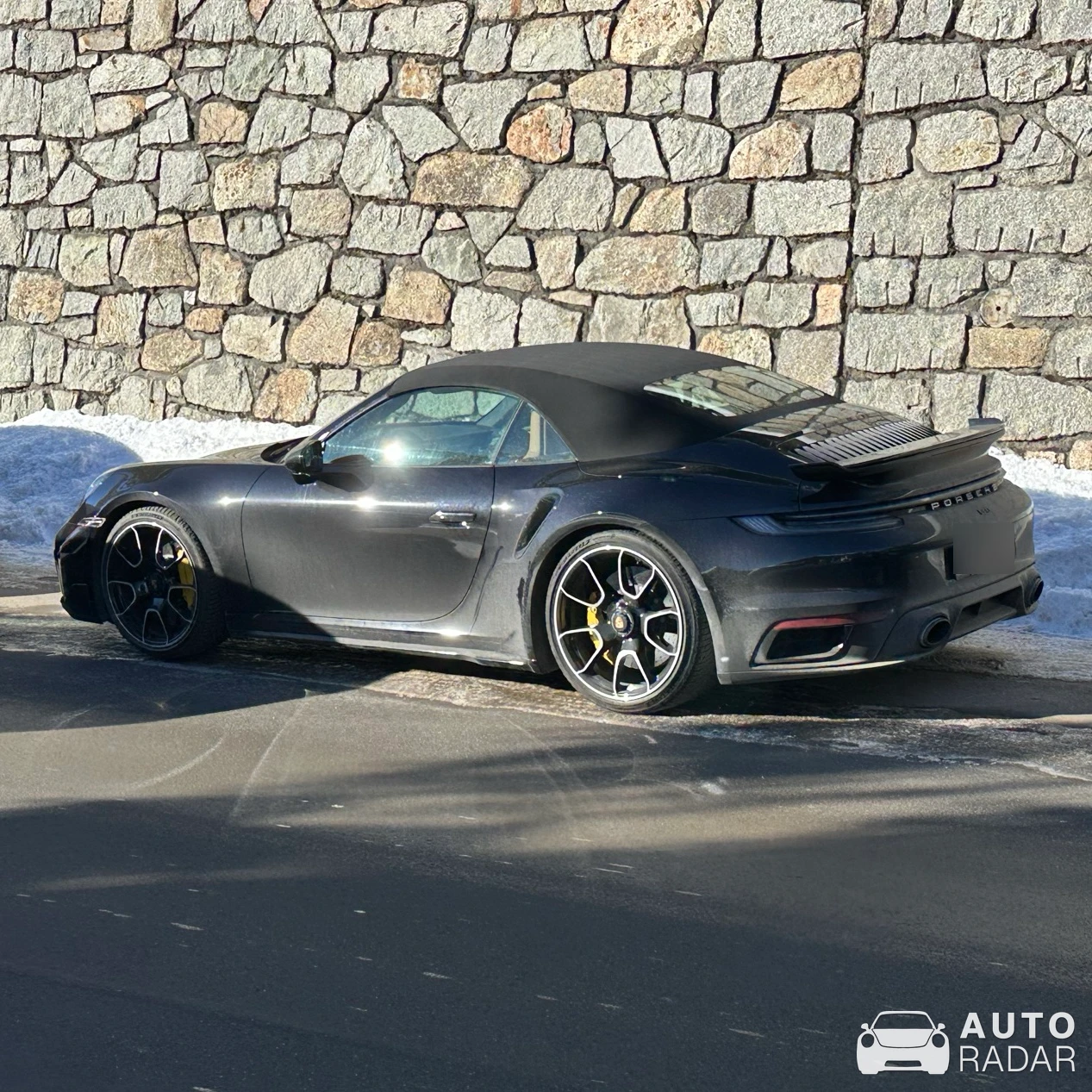 Porsche 992 Turbo S Cabriolet MkI spotted in Sankt Moritz, Schweiz